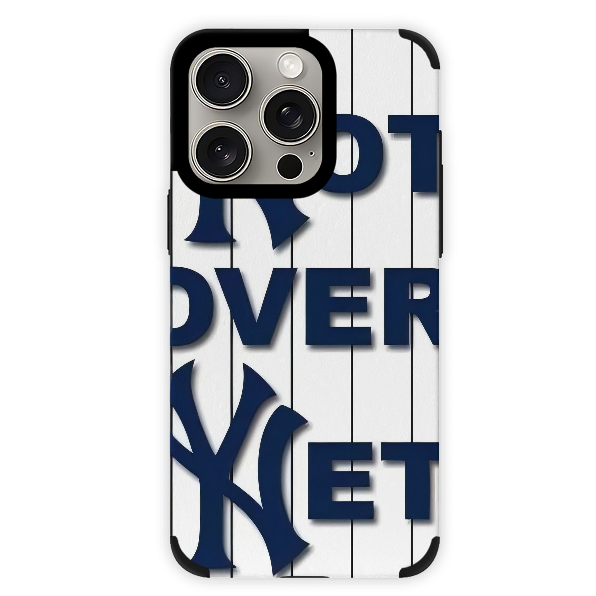 New York Yankees Not over Net IPhone 15 Pro Max PU Leather Case – Soft Lining, 360° Protection – Precise Fit, 3D Buttons, Easy Charging – Anti-Yellowing, Easy To Clean