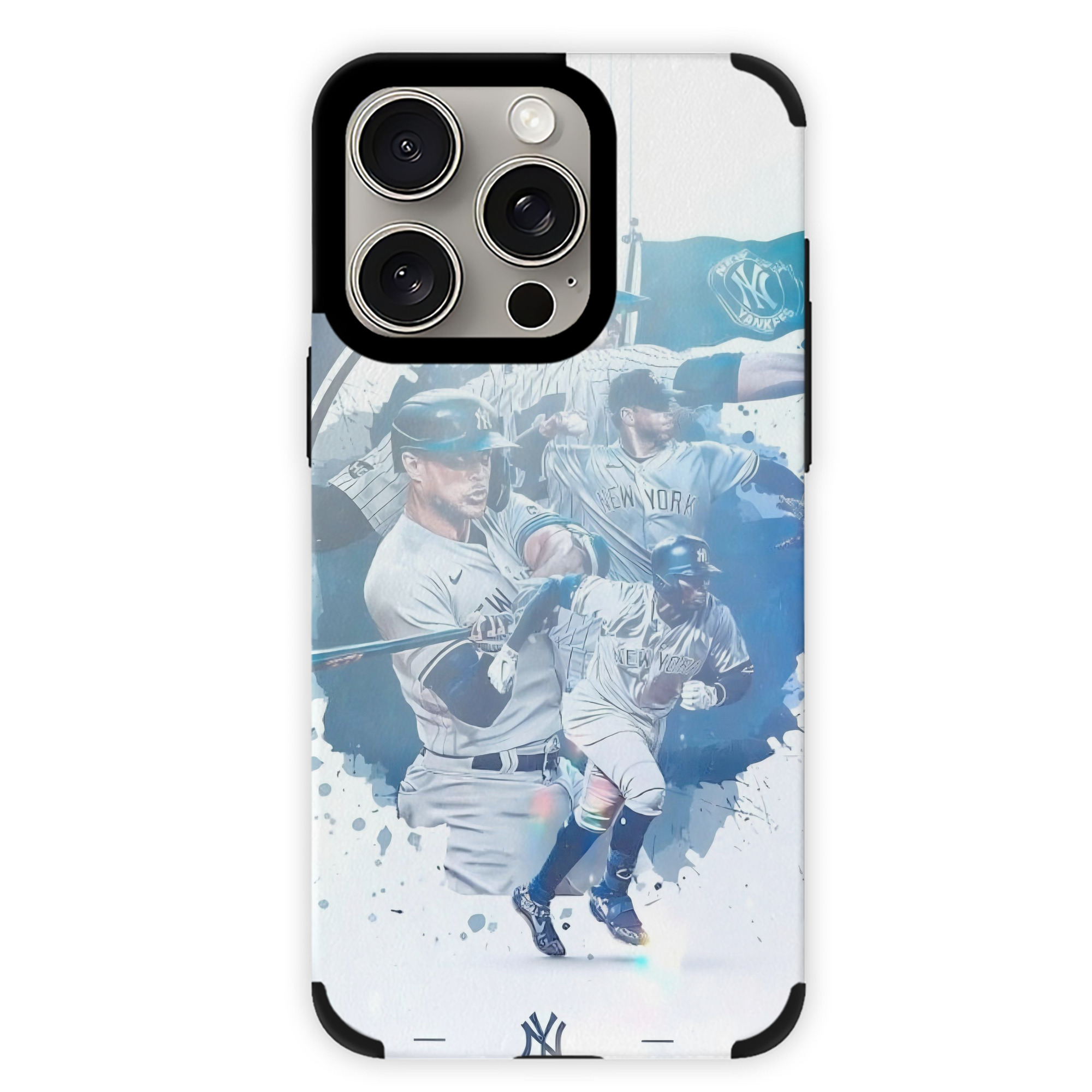 New York Yankees 329 IPhone 15 Pro Max PU Leather Case – Soft Lining, 360° Protection – Precise Fit, 3D Buttons, Easy Charging – Anti-Yellowing, Easy To Clean