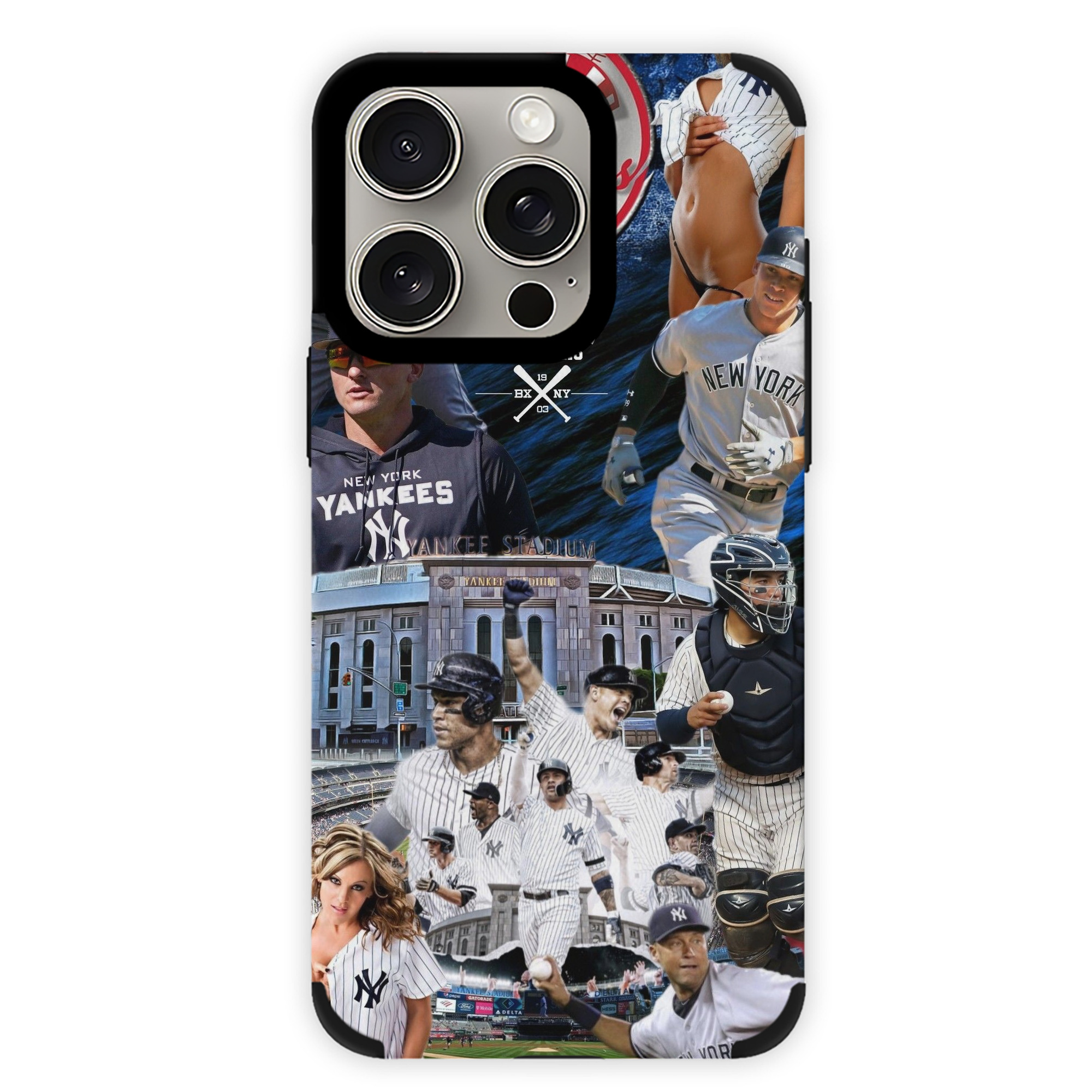 New York Yankees 336 IPhone 15 Pro Max PU Leather Case – Soft Lining, 360° Protection – Precise Fit, 3D Buttons, Easy Charging – Anti-Yellowing, Easy To Clean