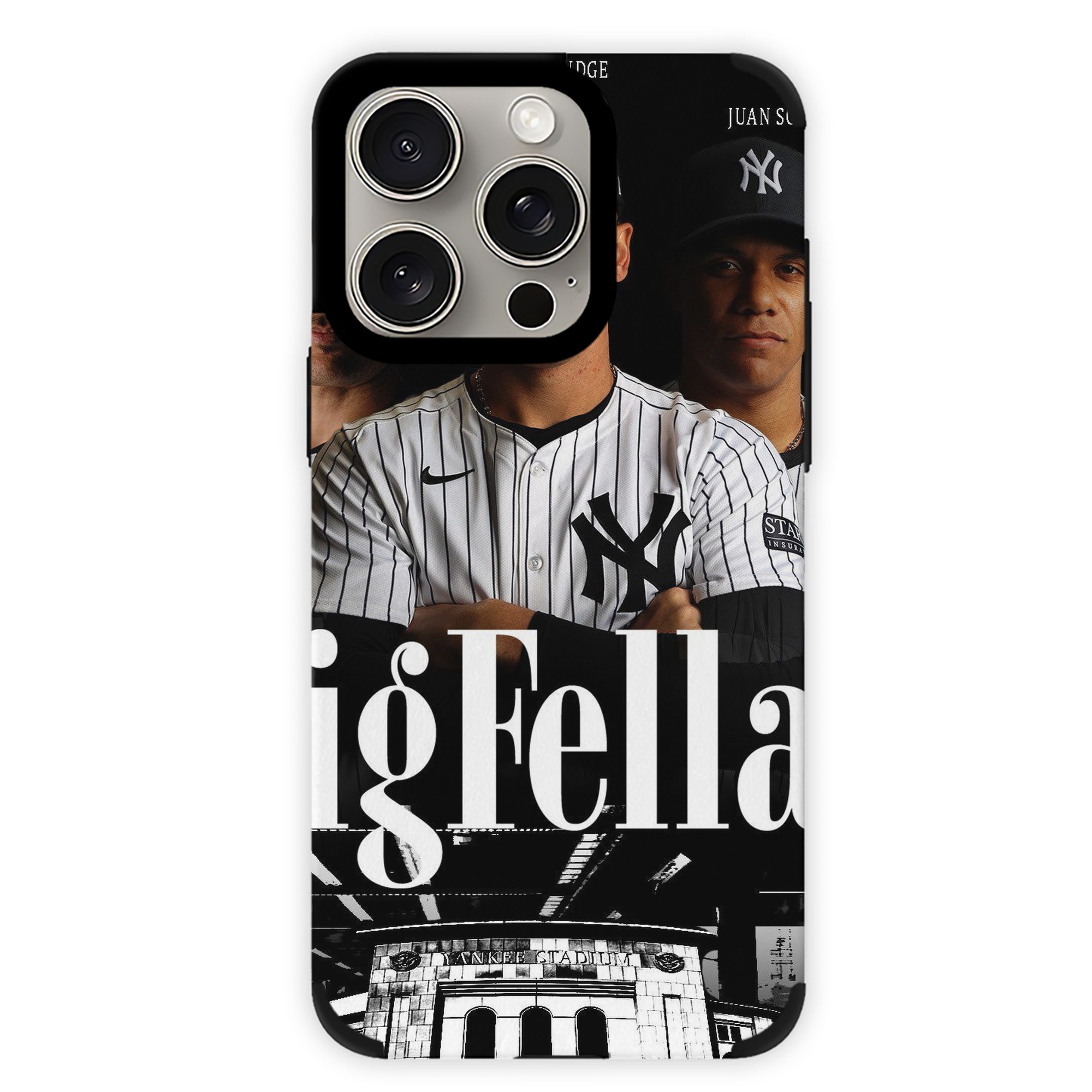 New York Yankees 341 IPhone 15 Pro Max PU Leather Case – Soft Lining, 360° Protection – Precise Fit, 3D Buttons, Easy Charging – Anti-Yellowing, Easy To Clean