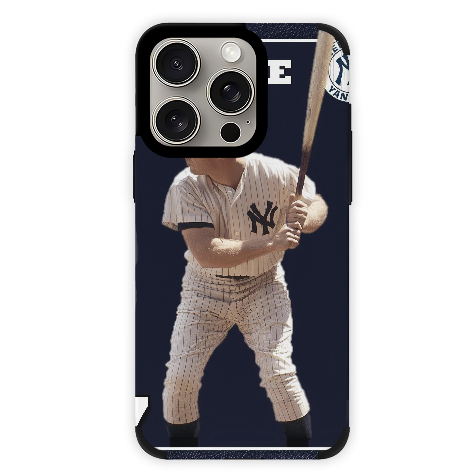 New York Yankees 344 IPhone 15 Pro Max PU Leather Case – Soft Lining, 360° Protection – Precise Fit, 3D Buttons, Easy Charging – Anti-Yellowing, Easy To Clean