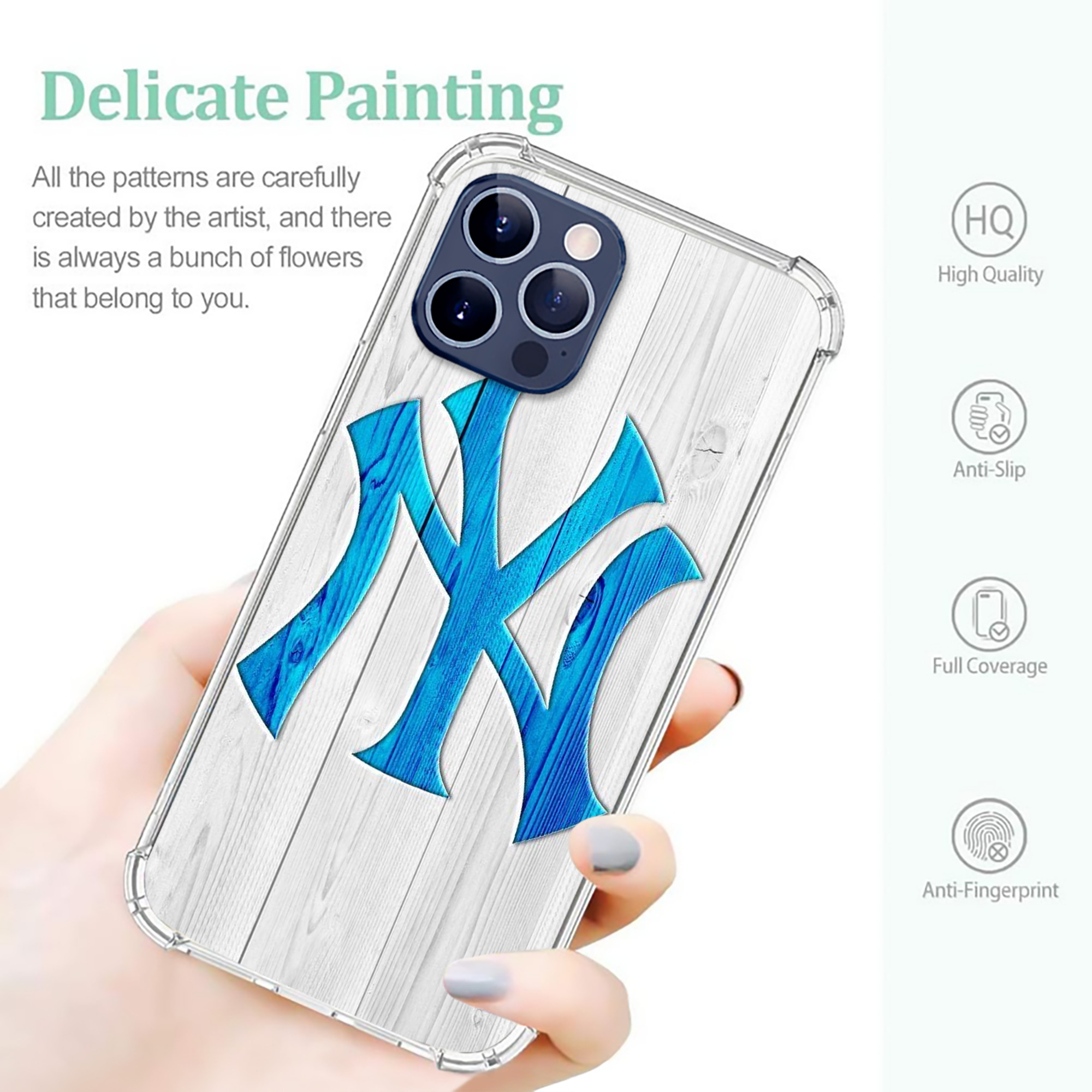 New York Yankees 156 Clear IPhone 12 Case – Soft TPU With UV Print – Enhanced Drop Protection, Precise Fit, Anti-Fingerprint, Customizable Design, Scratch-Resistant, Yellow-Resistant