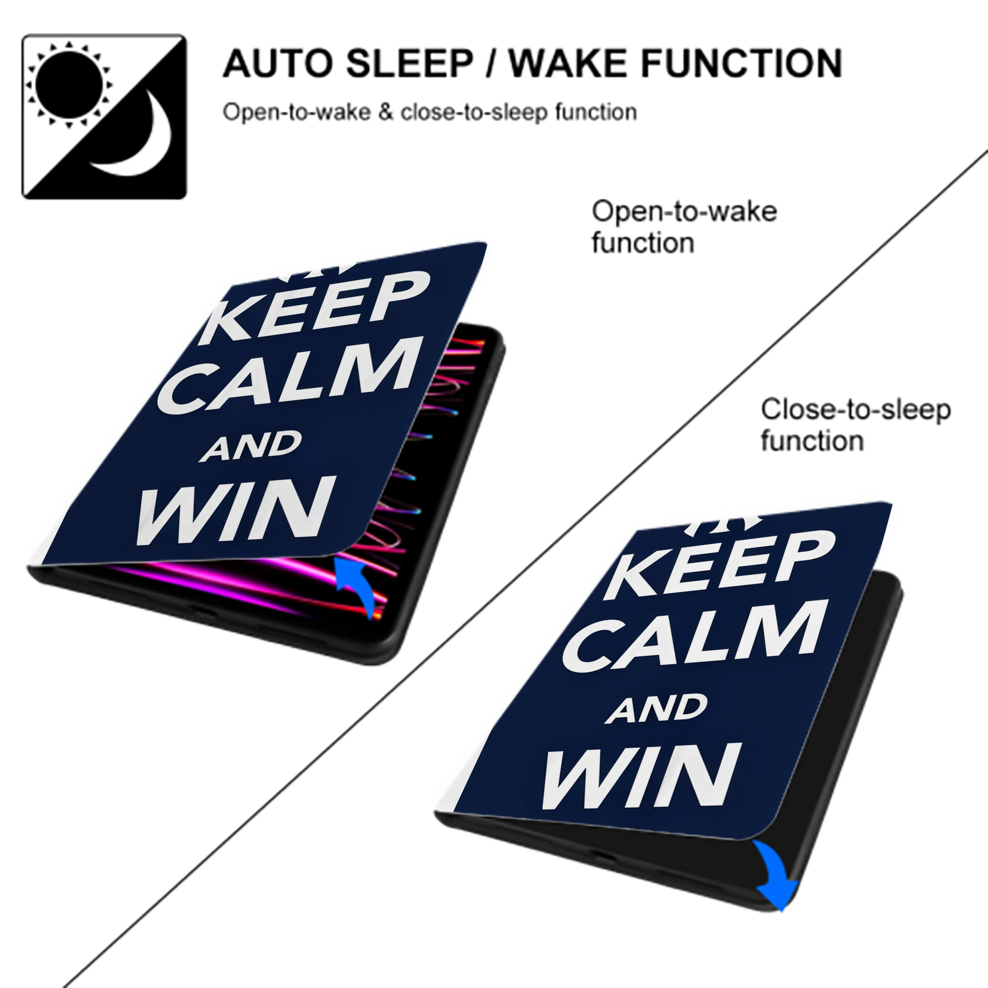 New York Yankees 169 Premium Tri-Fold PU Leather & Silicone IPad Case With Pencil Slot – Fits 9.5,10.5,10.9 – Adjustable Stand, Slim, Protective