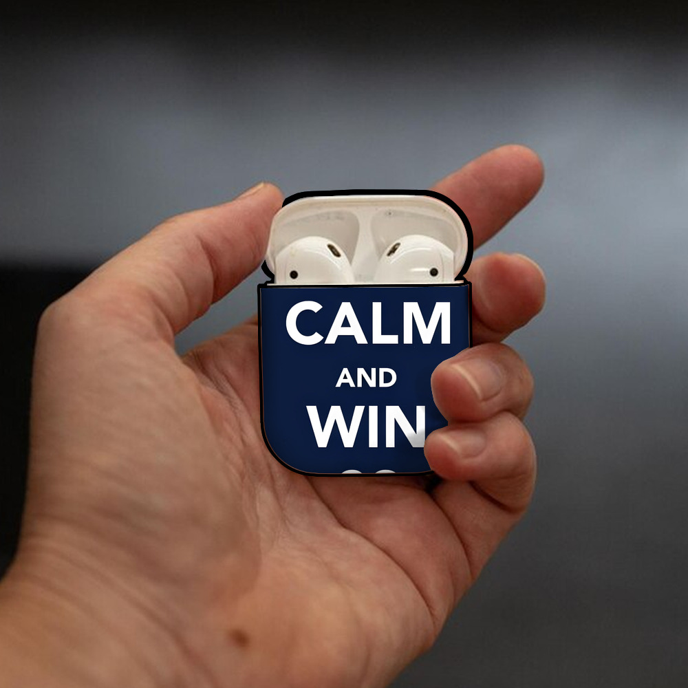 New York Yankees 169 AirPods 2 Case Hard Shell Black, Flexible PC Material, Precise Cutouts, Full Protection, Anti-Fingerprint, Washable, Includes Keychain – Durable & Slim Design