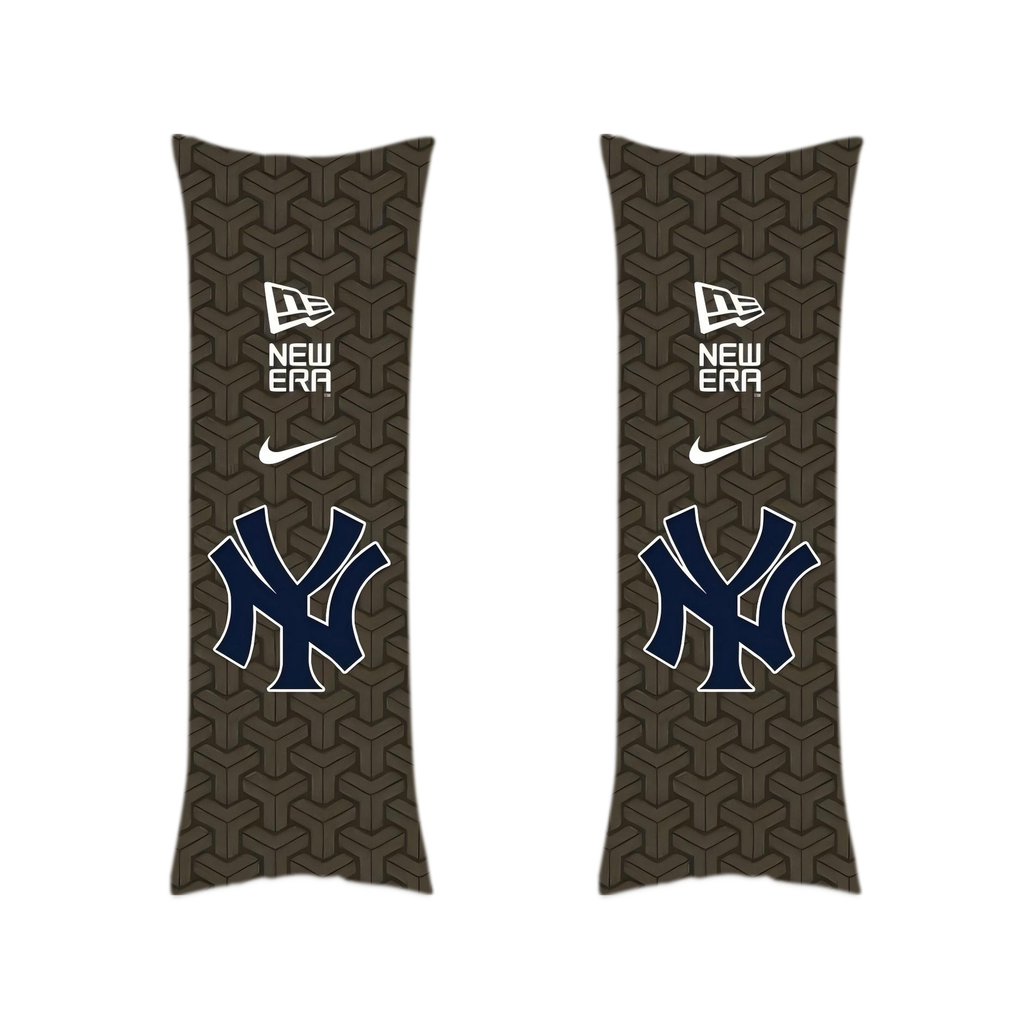 New York Yankees 318 Soft Double-Sided Long Body Pillow Cover, Multiple Sizes, Durable Polyester, Invisible Zipper, Breathable, Easy Care, Wrinkle-Resistant