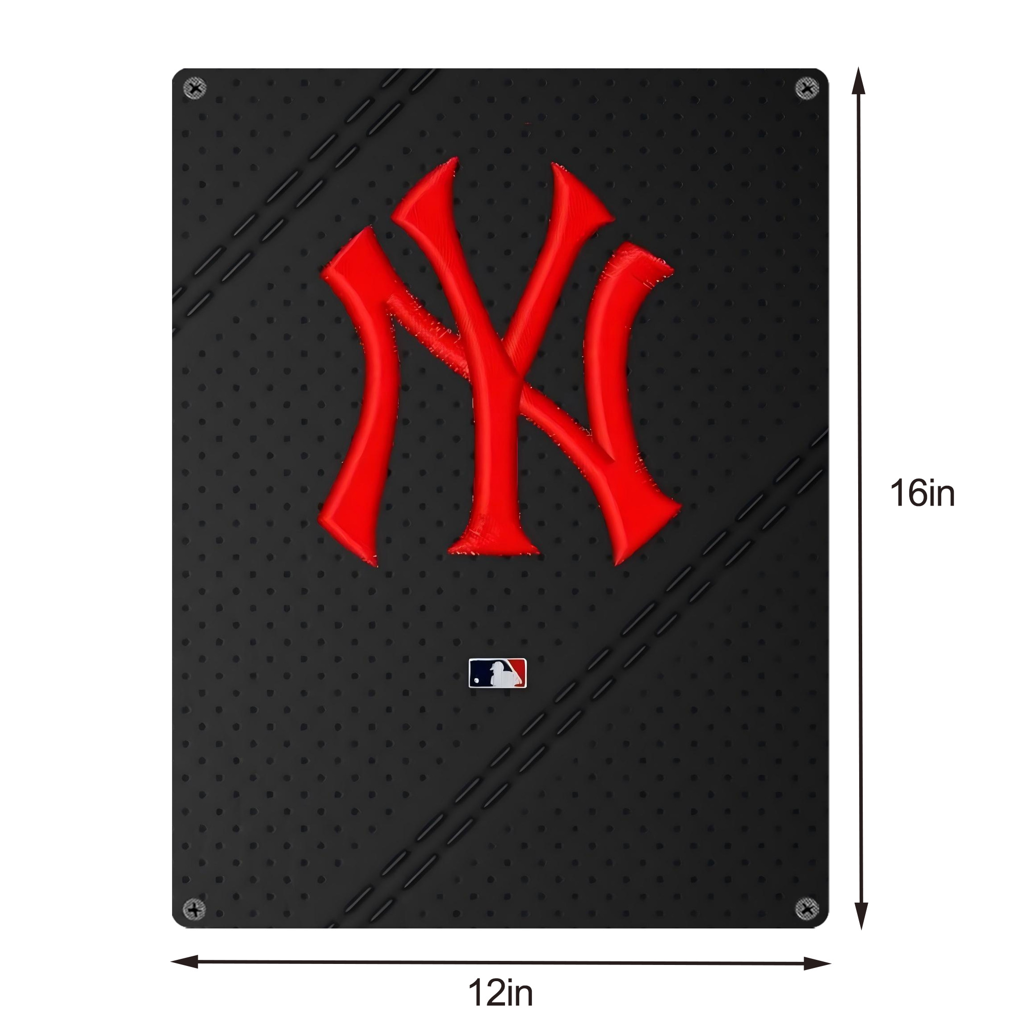 New York Yankees 121 Vintage Metal Tin Sign 12x16inch – Retro Wall Art Decor For Home, Bar, Kitchen, Bedroom, Office – Durable Iron Sheet Poster, Easy To Hang, Full-Color Printing