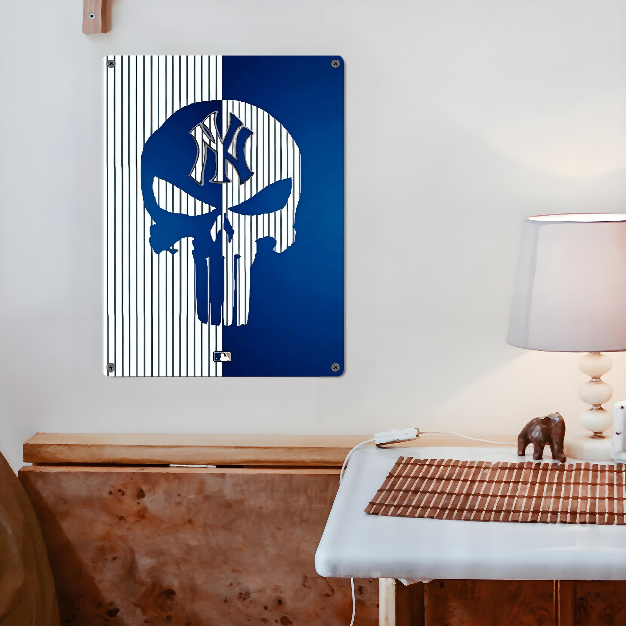 New York Yankees 154 Vintage Metal Tin Sign 12x16inch – Retro Wall Art Decor For Home, Bar, Kitchen, Bedroom, Office – Durable Iron Sheet Poster, Easy To Hang, Full-Color Printing