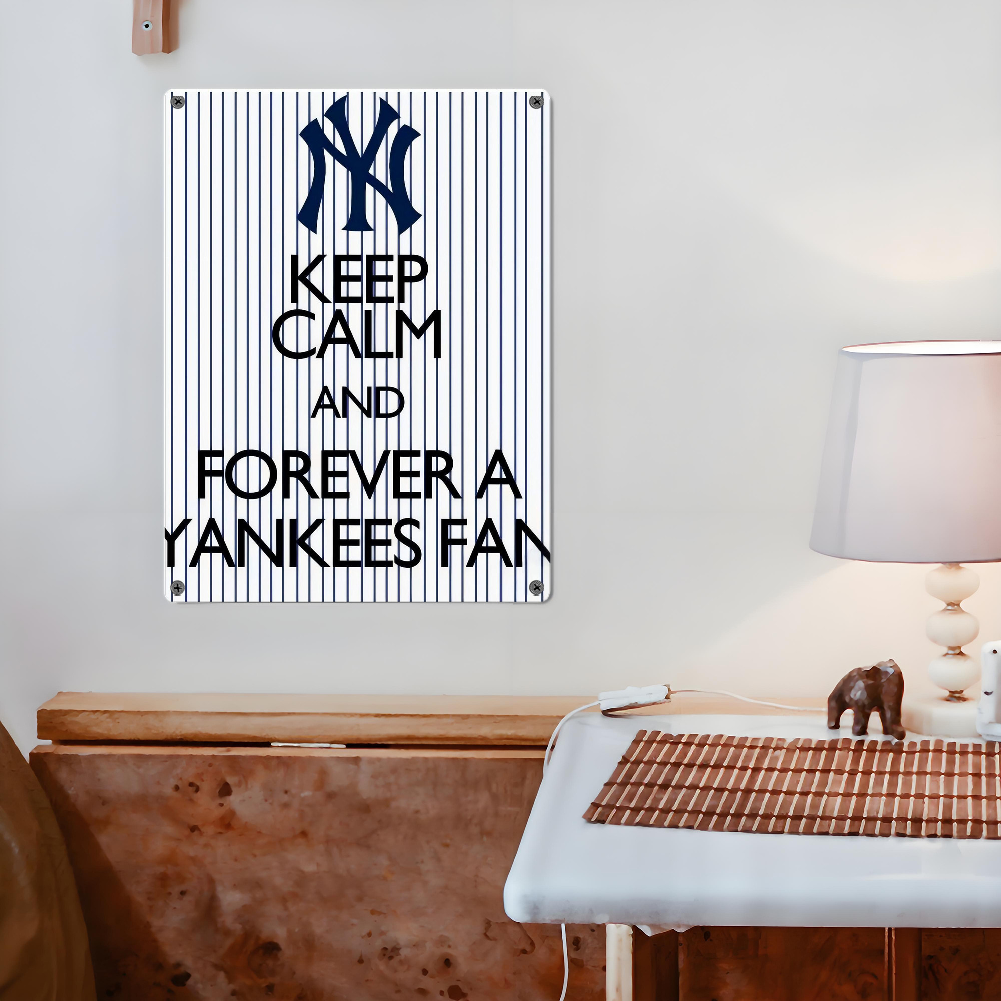 New York Yankees 158 Vintage Metal Tin Sign 12x16inch – Retro Wall Art Decor For Home, Bar, Kitchen, Bedroom, Office – Durable Iron Sheet Poster, Easy To Hang, Full-Color Printing