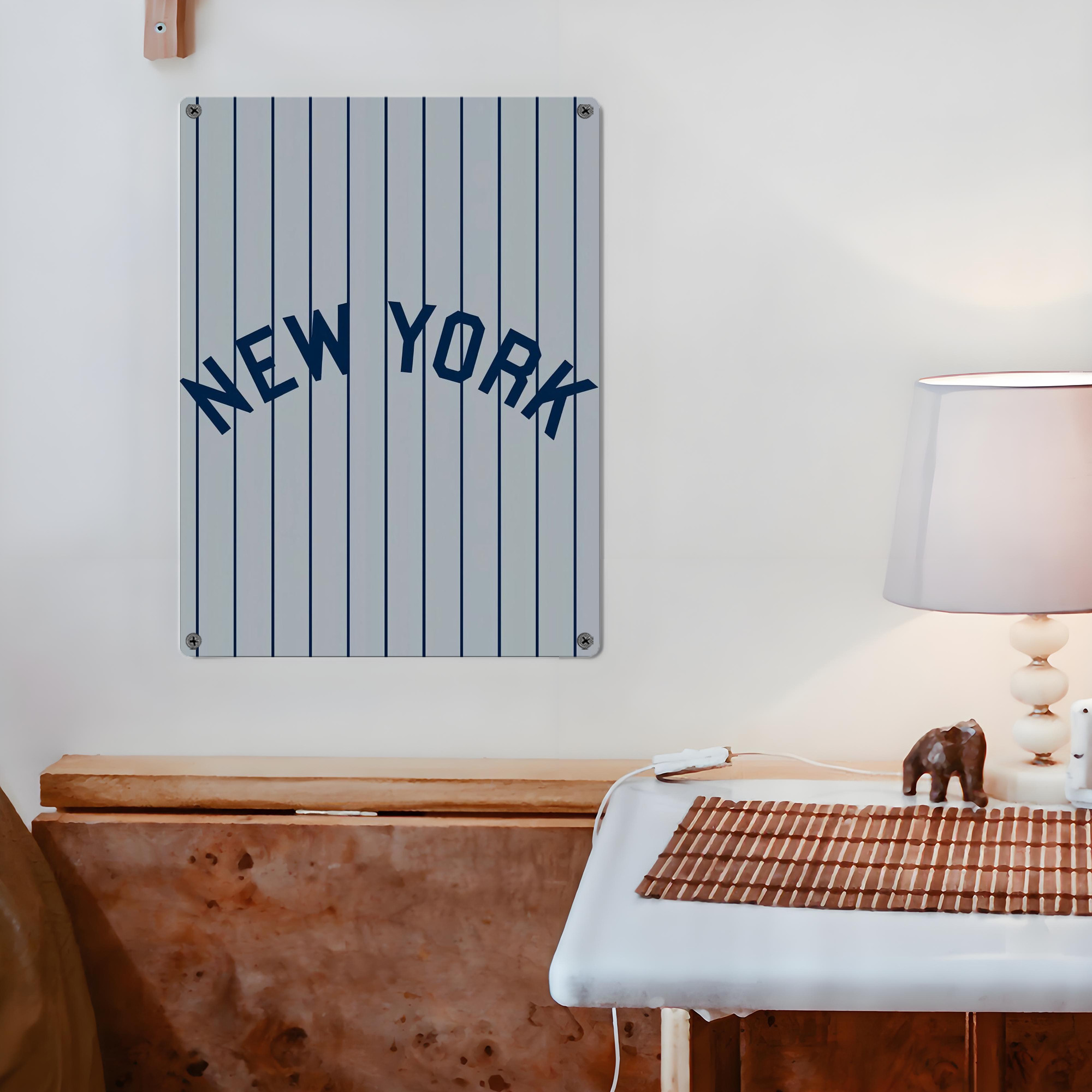 New York Yankees 159 Vintage Metal Tin Sign 12x16inch – Retro Wall Art Decor For Home, Bar, Kitchen, Bedroom, Office – Durable Iron Sheet Poster, Easy To Hang, Full-Color Printing