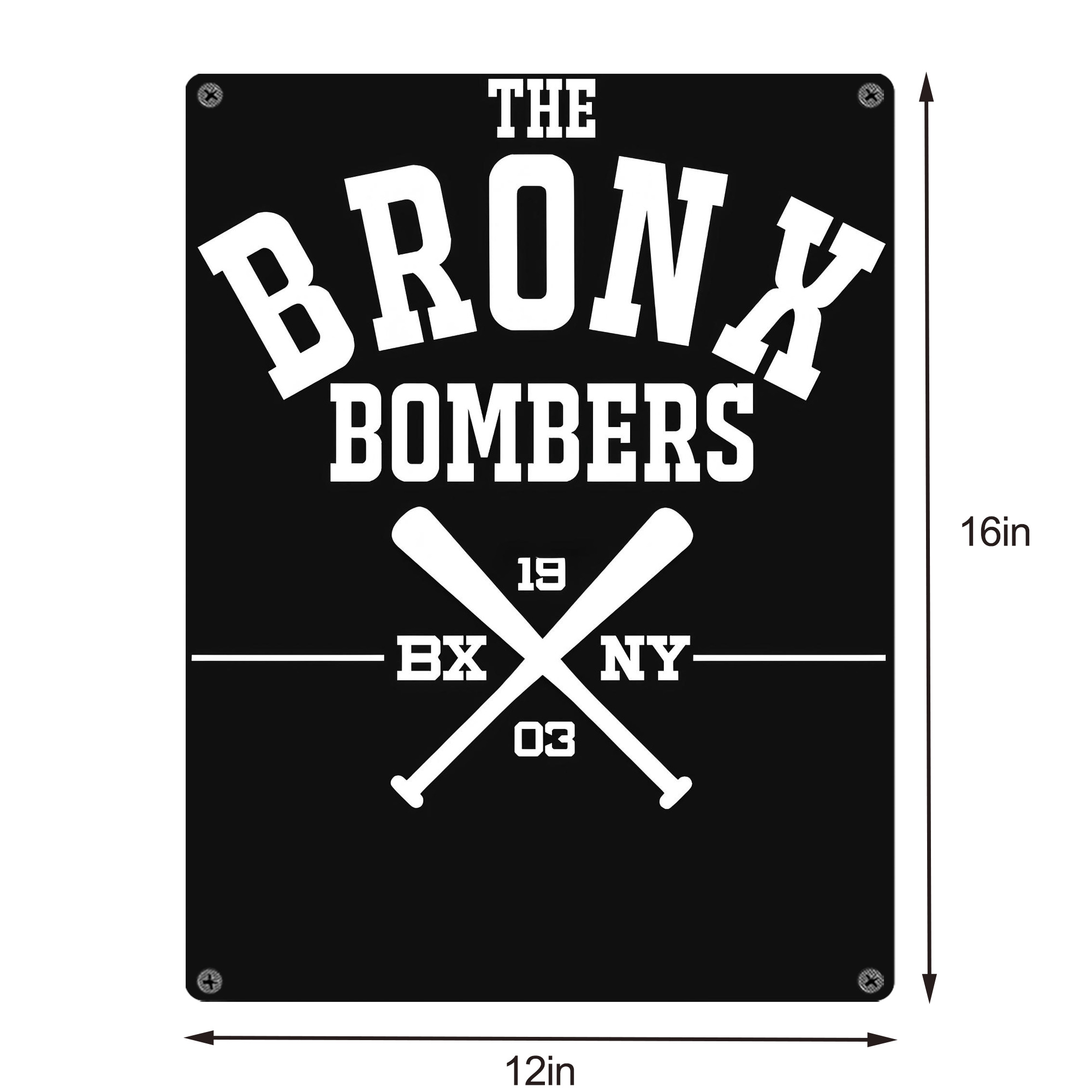 New York Yankees 163 Vintage Metal Tin Sign 12x16inch – Retro Wall Art Decor For Home, Bar, Kitchen, Bedroom, Office – Durable Iron Sheet Poster, Easy To Hang, Full-Color Printing