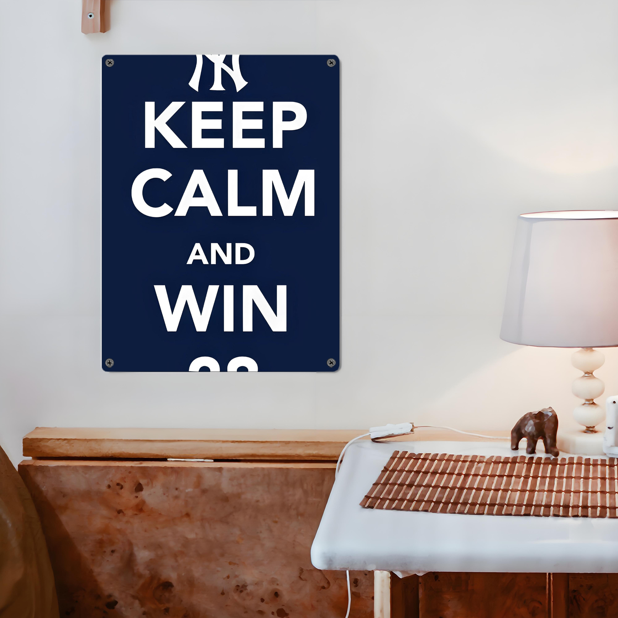 New York Yankees 169 Vintage Metal Tin Sign 12x16inch – Retro Wall Art Decor For Home, Bar, Kitchen, Bedroom, Office – Durable Iron Sheet Poster, Easy To Hang, Full-Color Printing