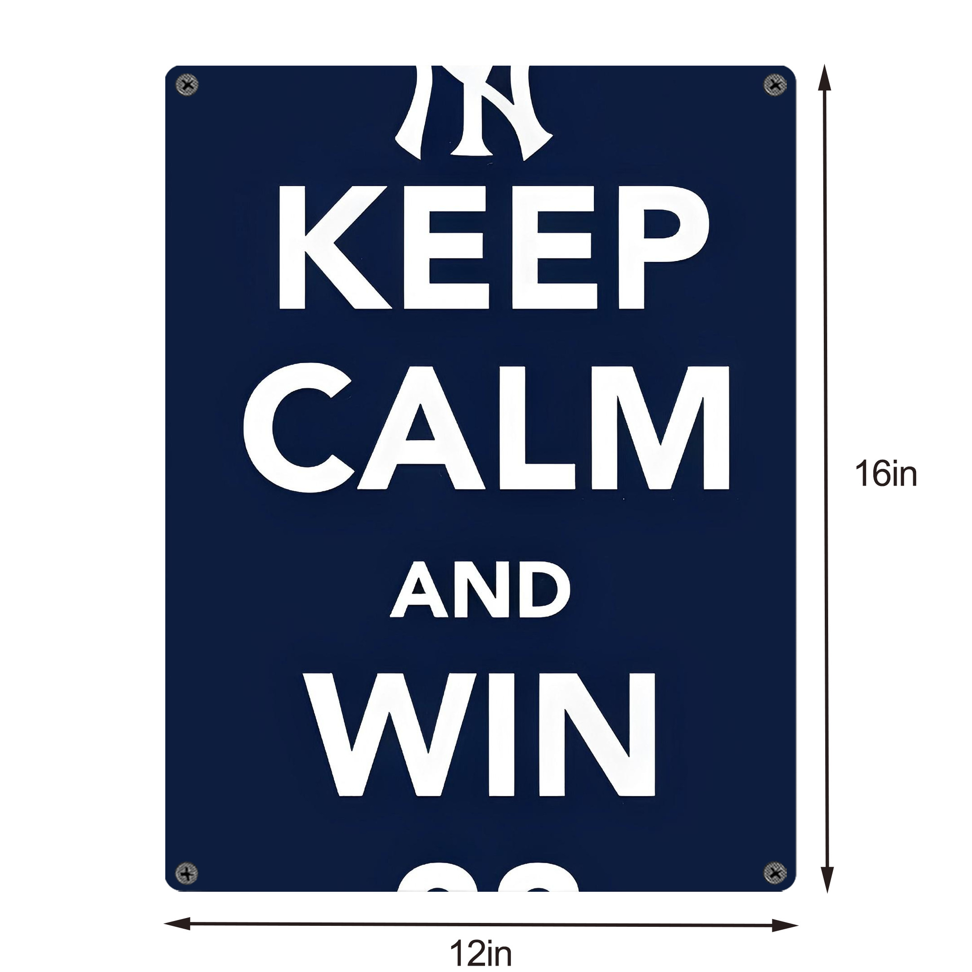 New York Yankees 169 Vintage Metal Tin Sign 12x16inch – Retro Wall Art Decor For Home, Bar, Kitchen, Bedroom, Office – Durable Iron Sheet Poster, Easy To Hang, Full-Color Printing