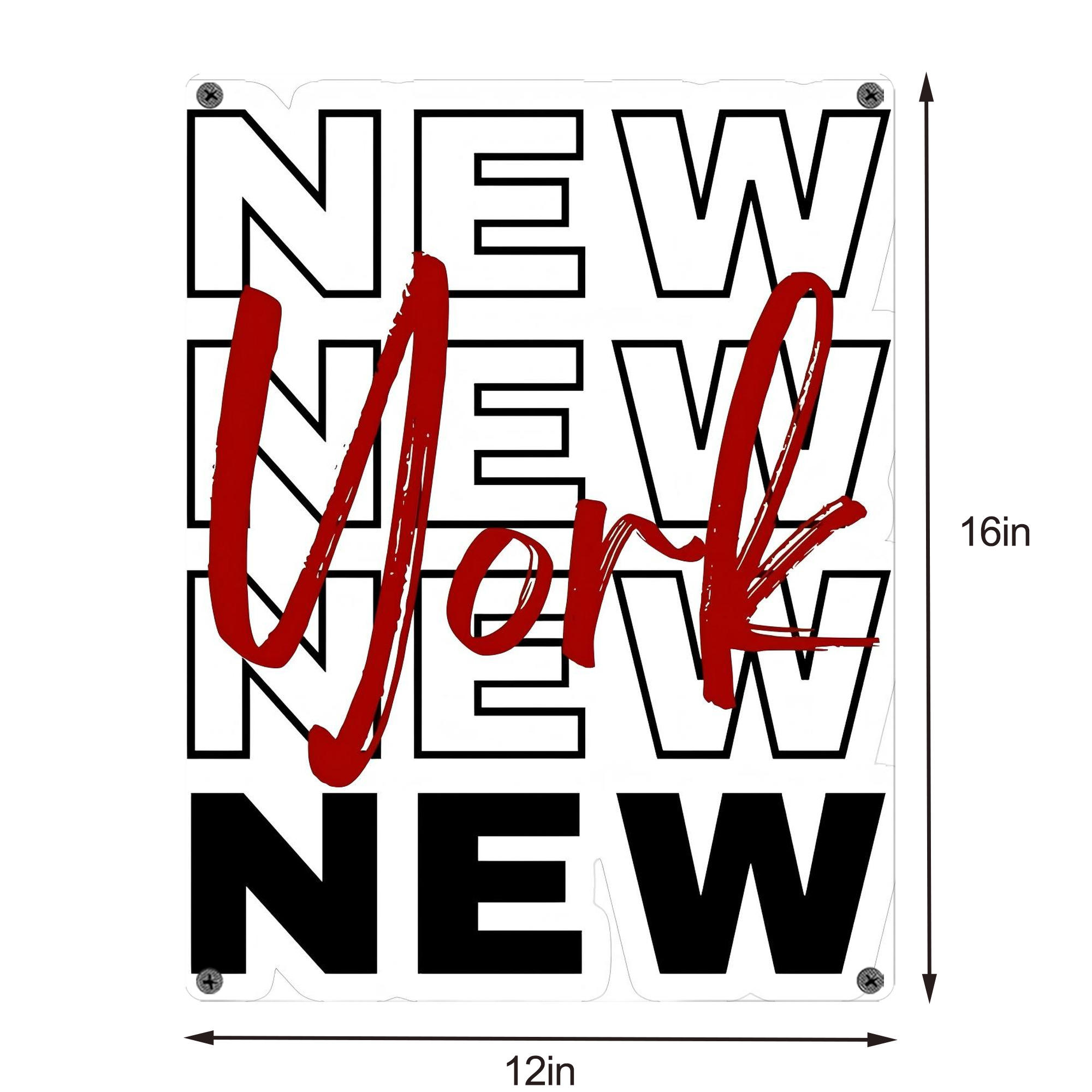 New York Yankees 176 Vintage Metal Tin Sign 12x16inch – Retro Wall Art Decor For Home, Bar, Kitchen, Bedroom, Office – Durable Iron Sheet Poster, Easy To Hang, Full-Color Printing