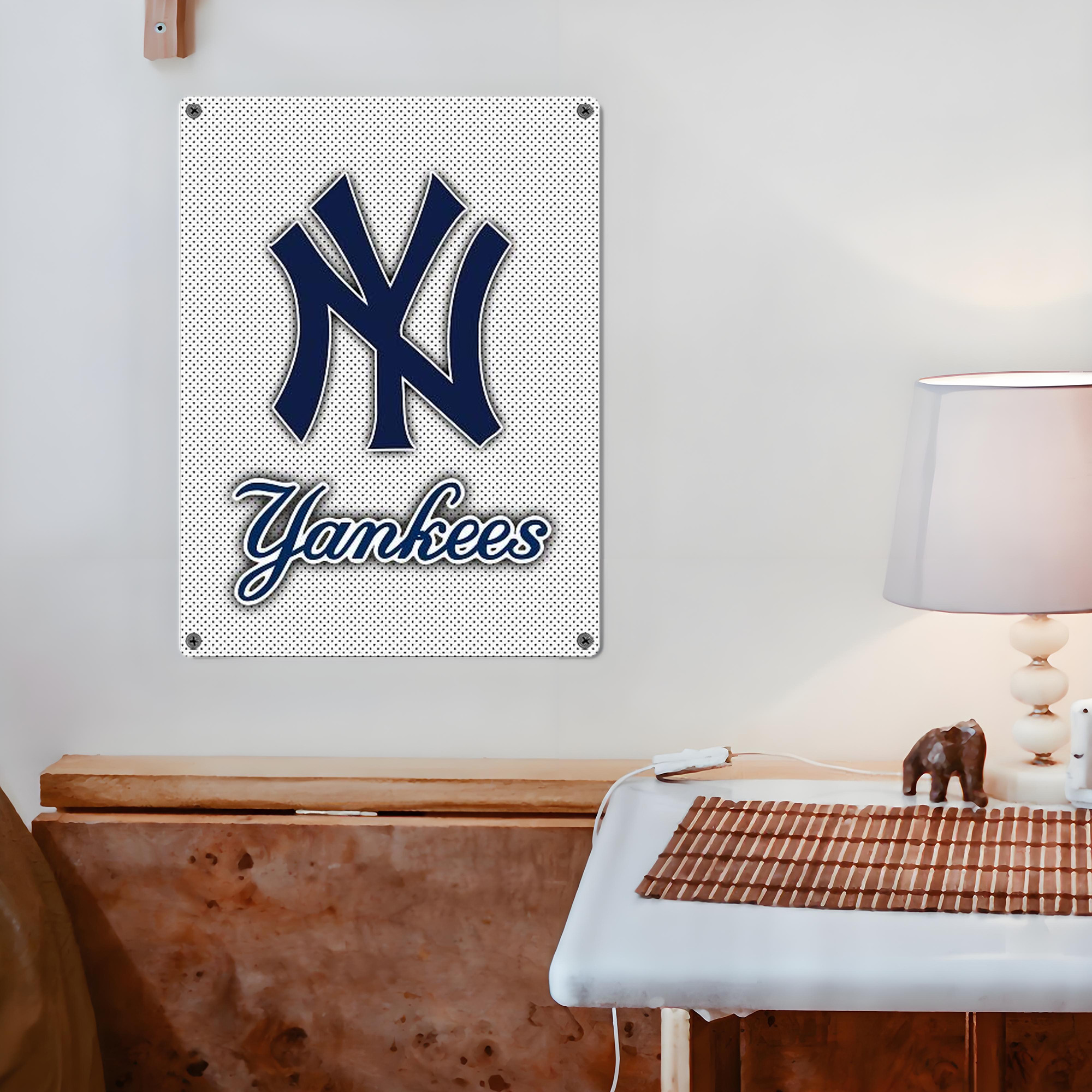New York Yankees 192 Vintage Metal Tin Sign 12x16inch – Retro Wall Art Decor For Home, Bar, Kitchen, Bedroom, Office – Durable Iron Sheet Poster, Easy To Hang, Full-Color Printing