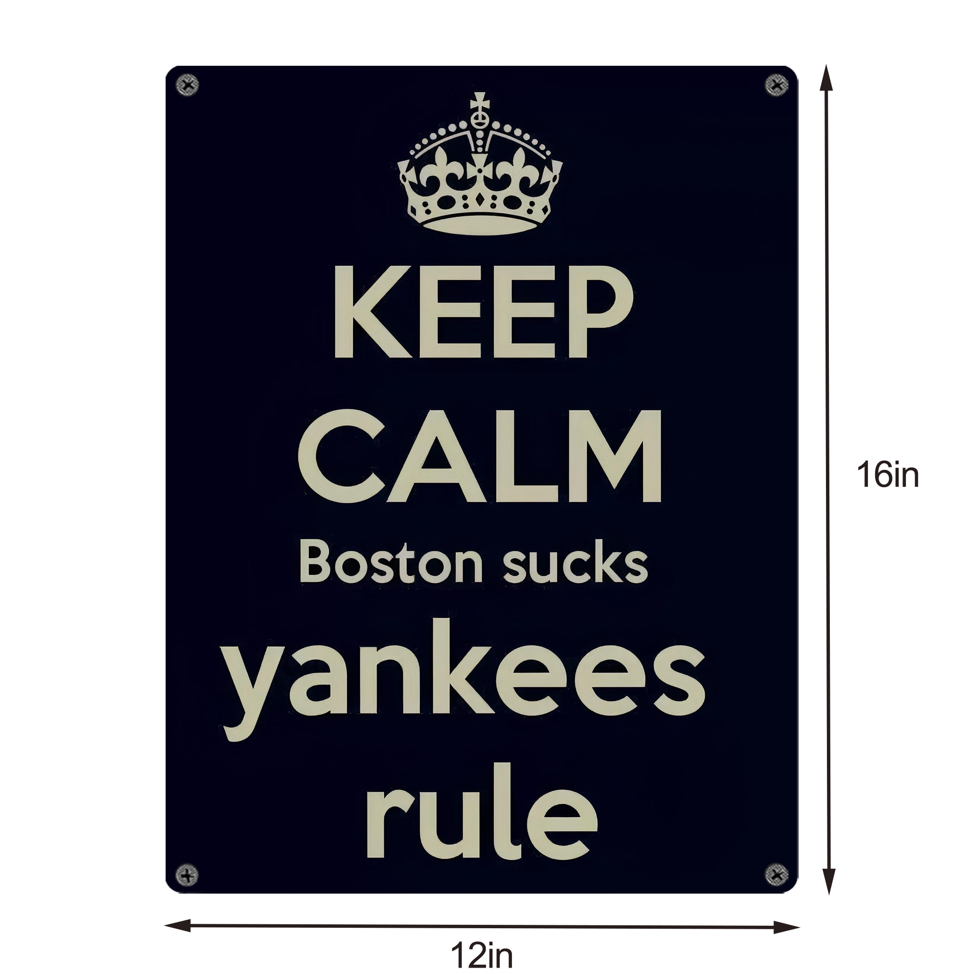 New York Yankees 226 Vintage Metal Tin Sign 12x16inch – Retro Wall Art Decor For Home, Bar, Kitchen, Bedroom, Office – Durable Iron Sheet Poster, Easy To Hang, Full-Color Printing