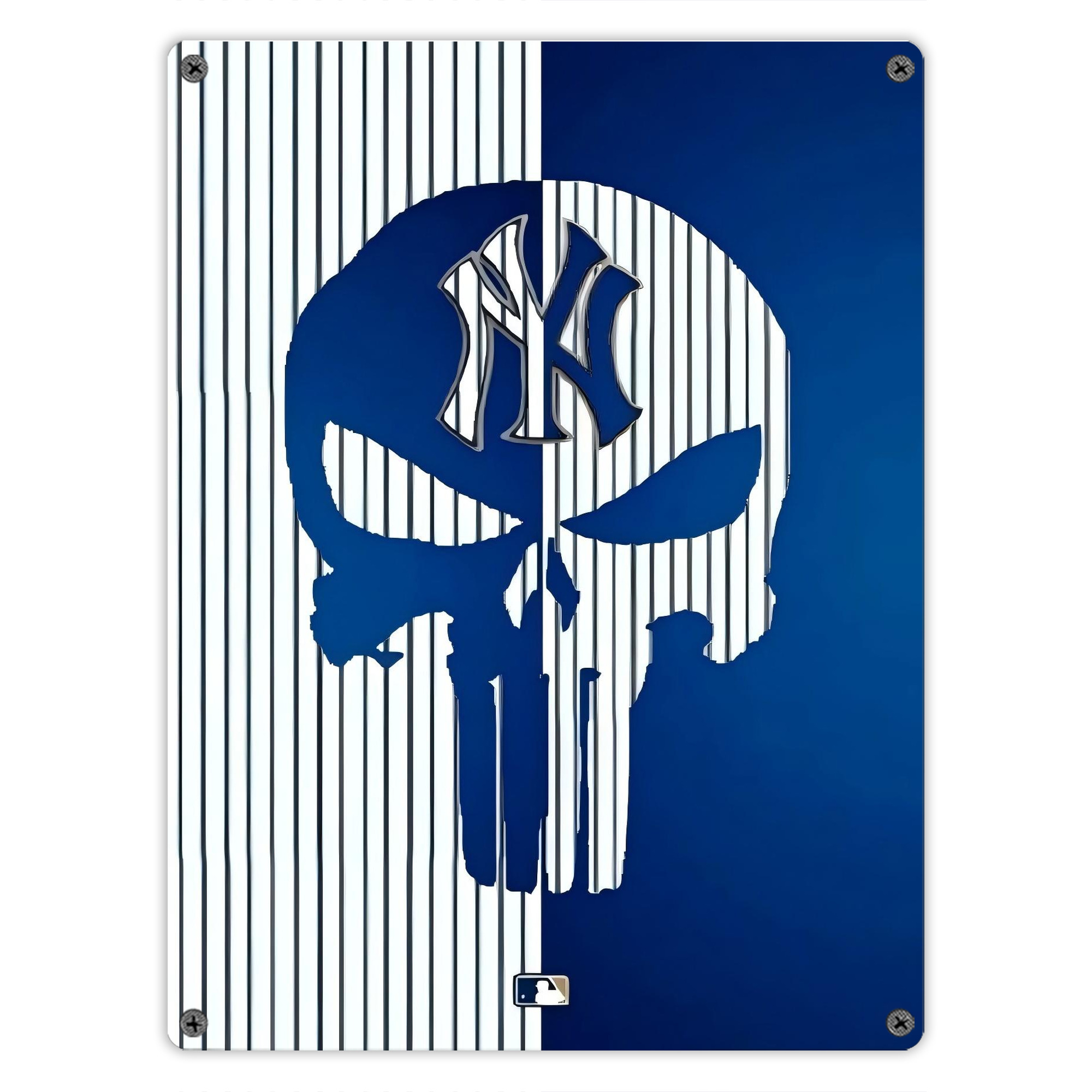 New York Yankees 154 Vintage Metal Tin Sign 12x16inch – Retro Wall Art Decor For Home, Bar, Kitchen, Bedroom, Office – Durable Iron Sheet Poster, Easy To Hang, Full-Color Printing