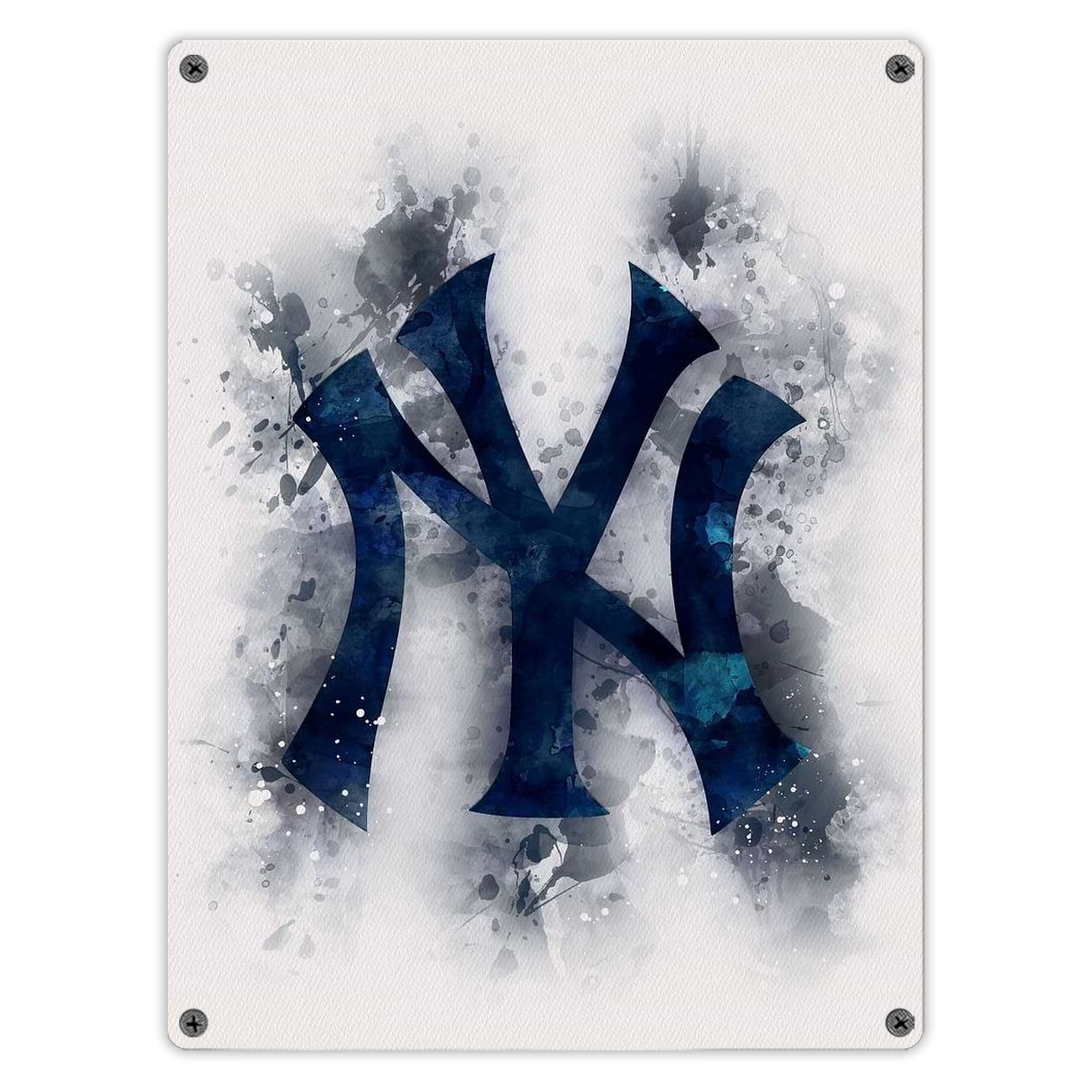 New York Yankees 170 Vintage Metal Tin Sign 12x16inch – Retro Wall Art Decor For Home, Bar, Kitchen, Bedroom, Office – Durable Iron Sheet Poster, Easy To Hang, Full-Color Printing