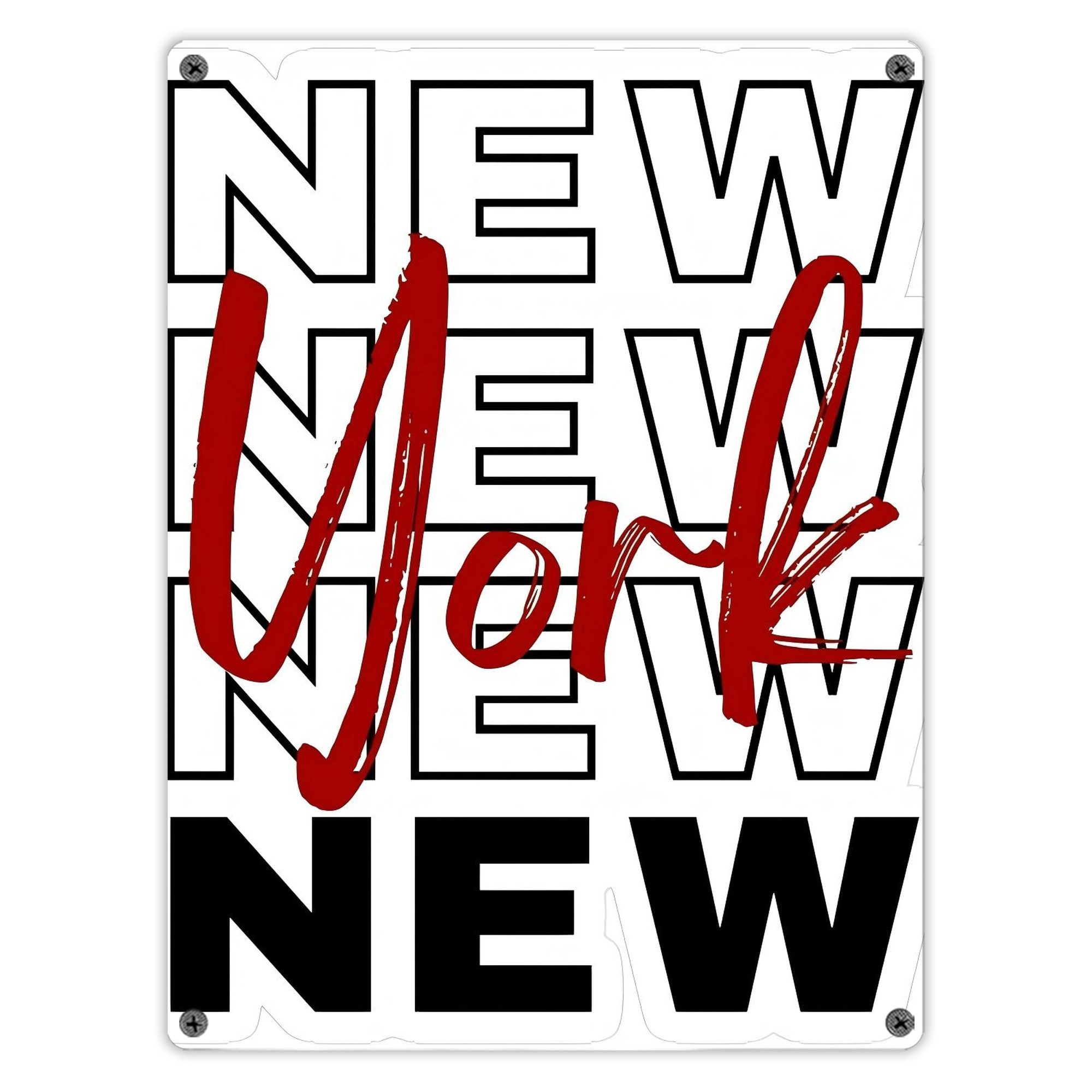 New York Yankees 176 Vintage Metal Tin Sign 12x16inch – Retro Wall Art Decor For Home, Bar, Kitchen, Bedroom, Office – Durable Iron Sheet Poster, Easy To Hang, Full-Color Printing