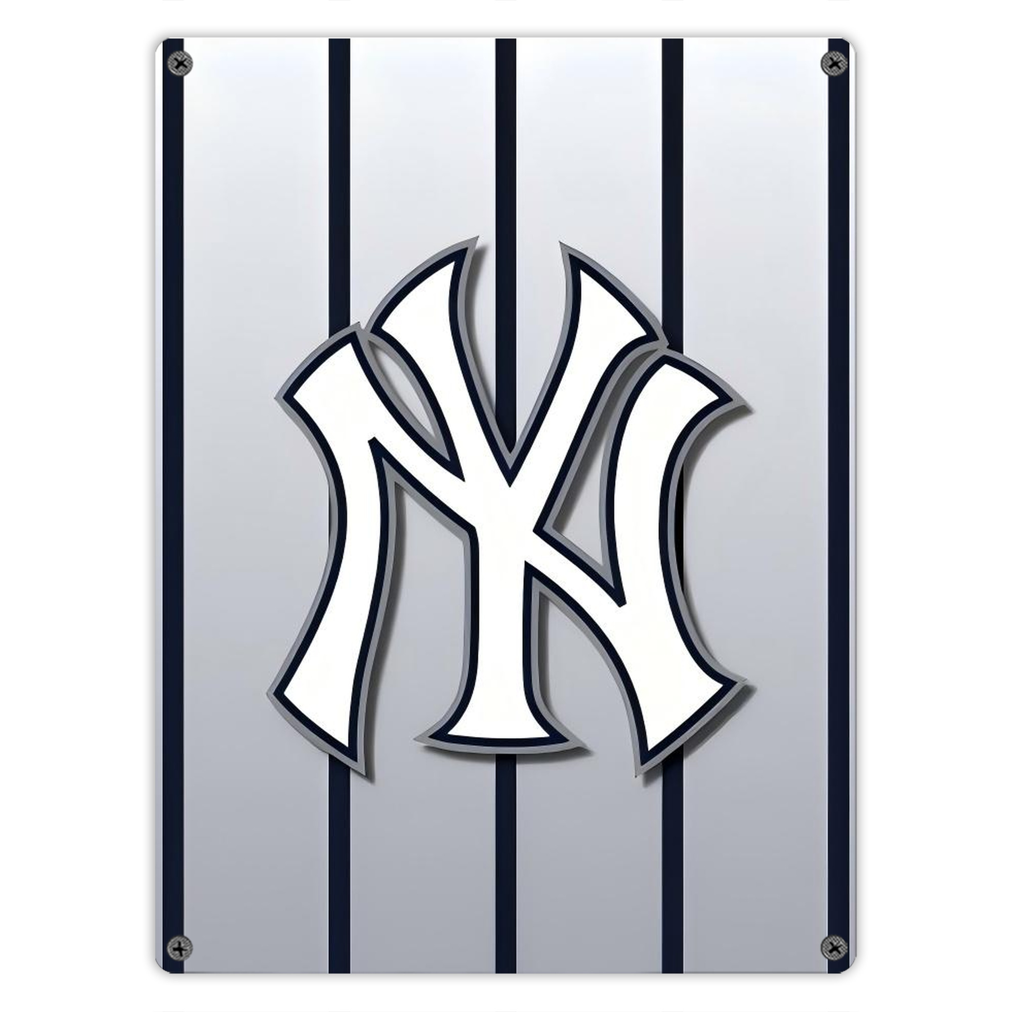 New York Yankees 118 Vintage Metal Tin Sign 12x16inch – Retro Wall Art Decor For Home, Bar, Kitchen, Bedroom, Office – Durable Iron Sheet Poster, Easy To Hang, Full-Color Printing