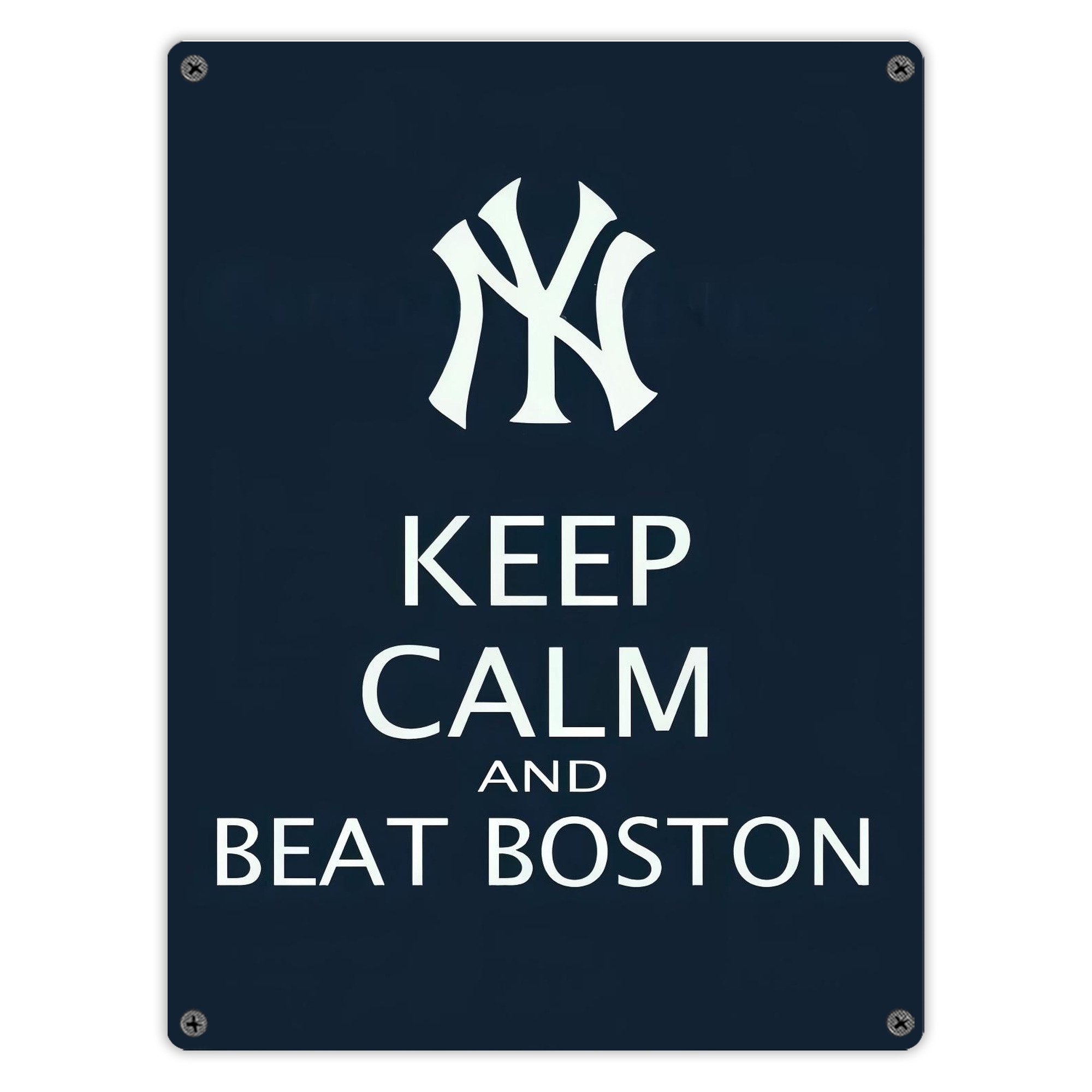 New York Yankees 136 Vintage Metal Tin Sign 12x16inch – Retro Wall Art Decor For Home, Bar, Kitchen, Bedroom, Office – Durable Iron Sheet Poster, Easy To Hang, Full-Color Printing