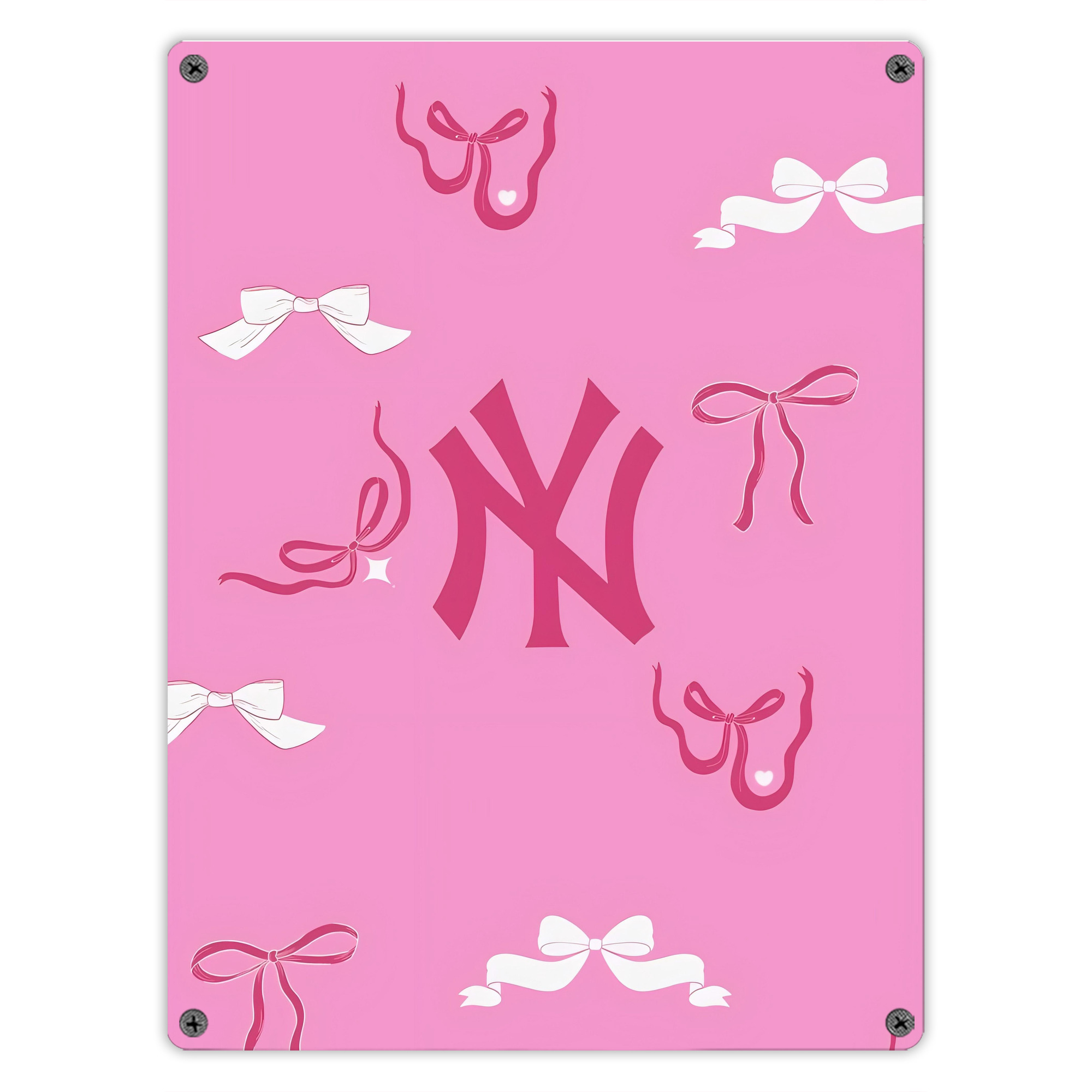 New York Yankees 220 Vintage Metal Tin Sign 12x16inch – Retro Wall Art Decor For Home, Bar, Kitchen, Bedroom, Office – Durable Iron Sheet Poster, Easy To Hang, Full-Color Printing