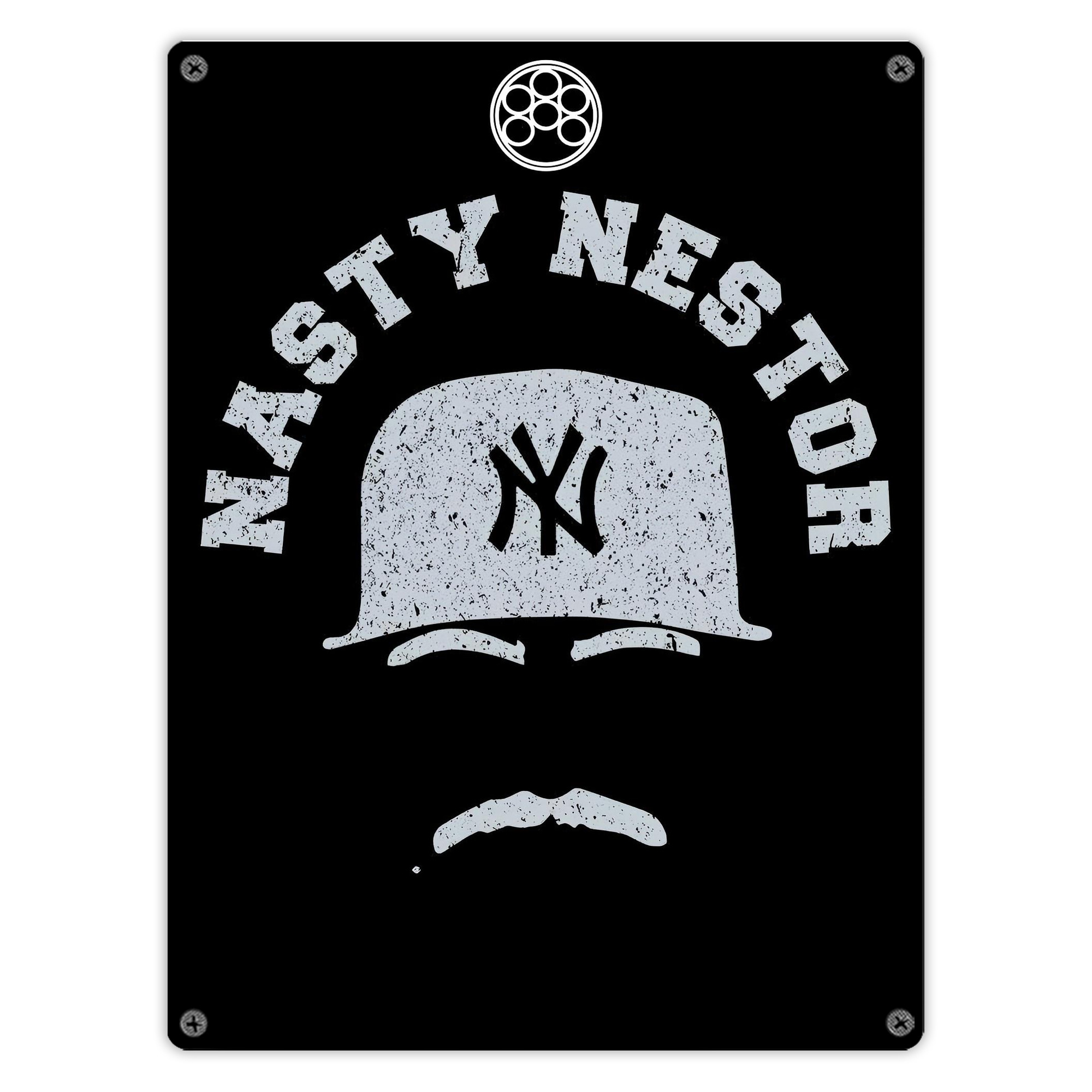 New York Yankees 152 Vintage Metal Tin Sign 12x16inch – Retro Wall Art Decor For Home, Bar, Kitchen, Bedroom, Office – Durable Iron Sheet Poster, Easy To Hang, Full-Color Printing