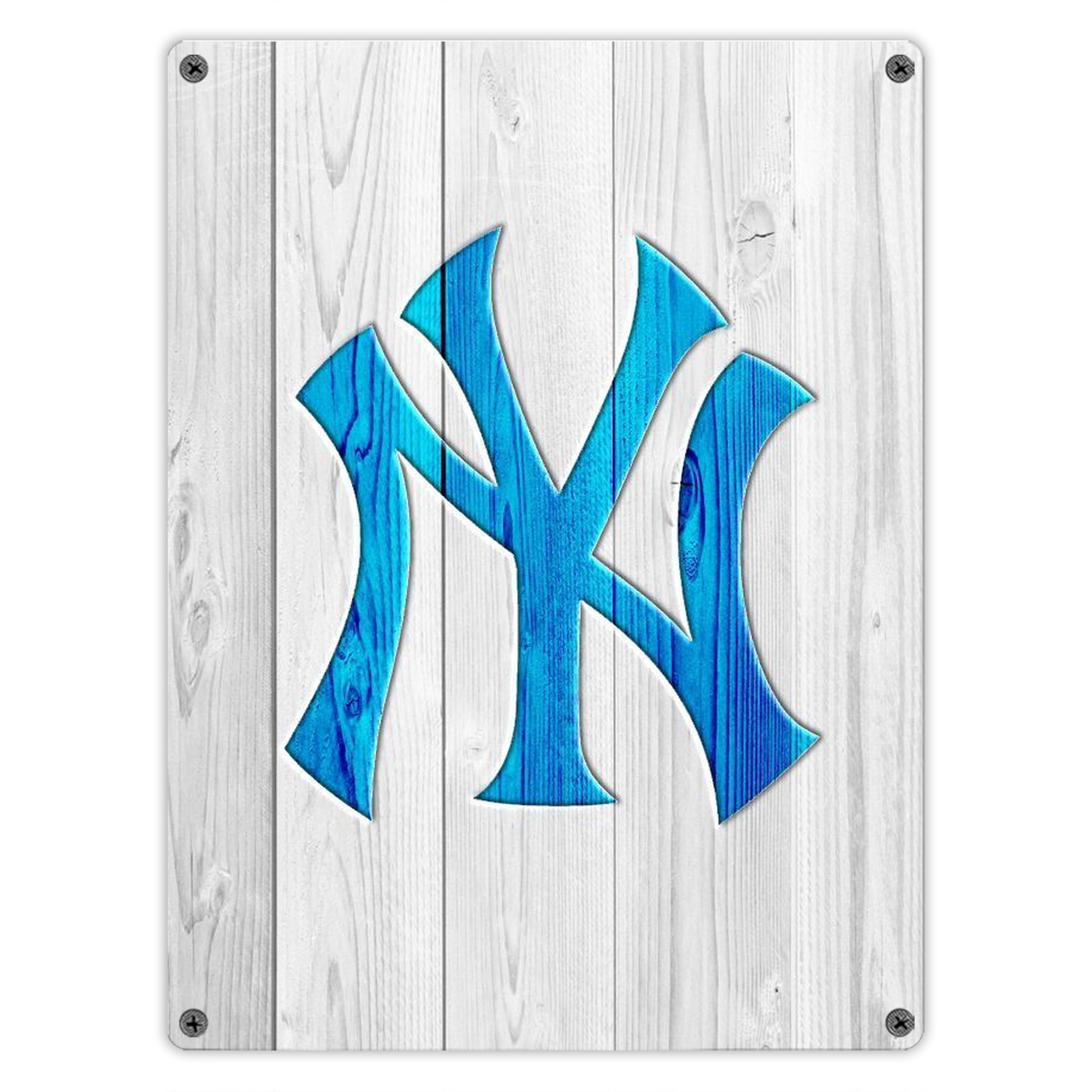 New York Yankees 156 Vintage Metal Tin Sign 12x16inch – Retro Wall Art Decor For Home, Bar, Kitchen, Bedroom, Office – Durable Iron Sheet Poster, Easy To Hang, Full-Color Printing