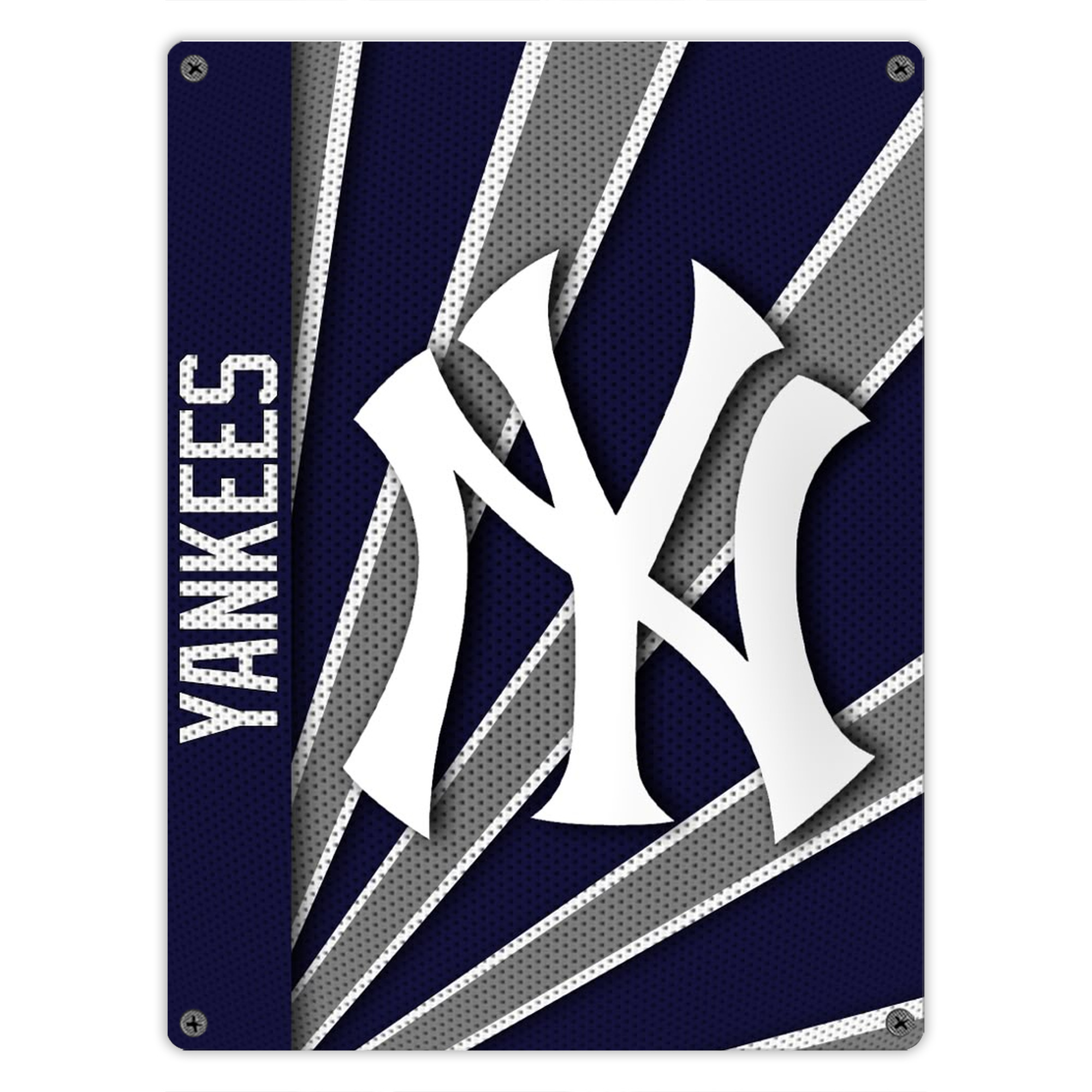 New York Yankees 168 Vintage Metal Tin Sign 12x16inch – Retro Wall Art Decor For Home, Bar, Kitchen, Bedroom, Office – Durable Iron Sheet Poster, Easy To Hang, Full-Color Printing