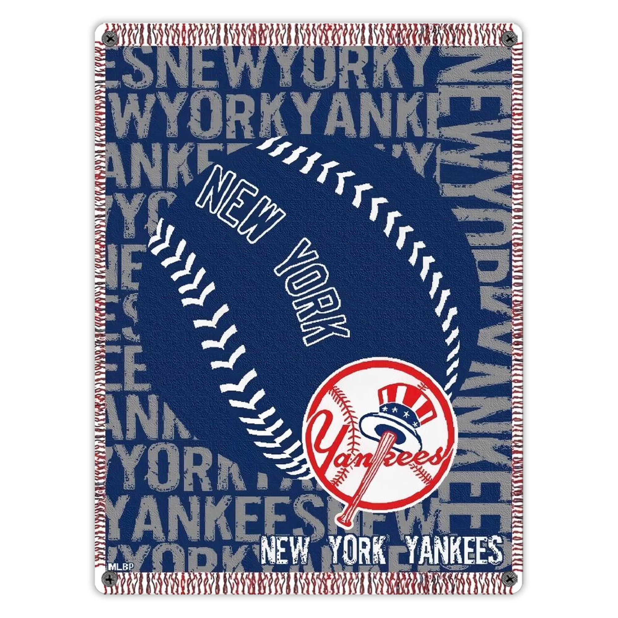 New York Yankees 198 Vintage Metal Tin Sign 12x16inch – Retro Wall Art Decor For Home, Bar, Kitchen, Bedroom, Office – Durable Iron Sheet Poster, Easy To Hang, Full-Color Printing