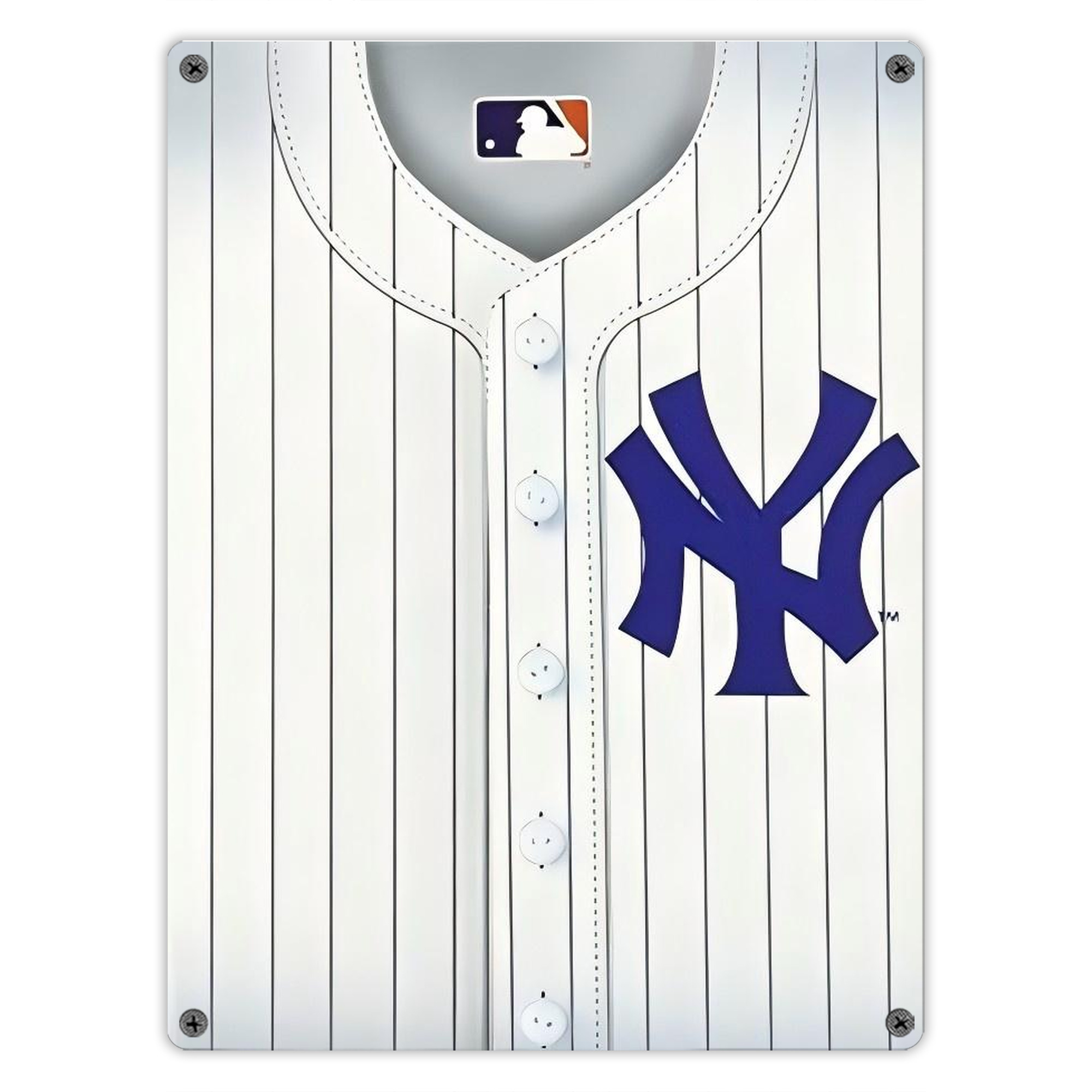 New York Yankees 213 Vintage Metal Tin Sign 12x16inch – Retro Wall Art Decor For Home, Bar, Kitchen, Bedroom, Office – Durable Iron Sheet Poster, Easy To Hang, Full-Color Printing