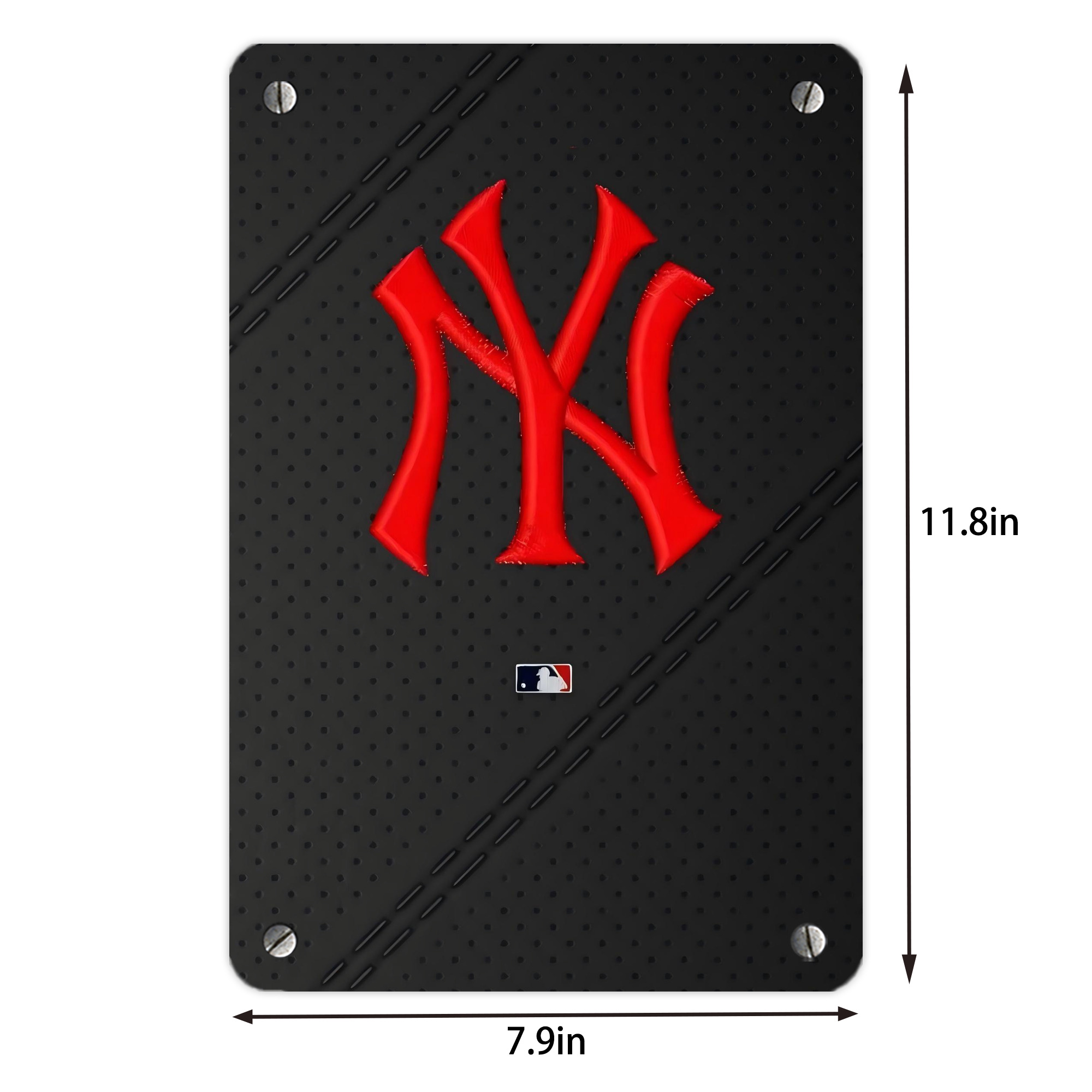 New York Yankees 121 Metal Tin Sign 8x12inch - High-Quality Full-Print Decorative Wall Art, Durable Rust-Resistant Metal Plaque For Living Room, Bedroom, Kitchen, Office, Bar Décor