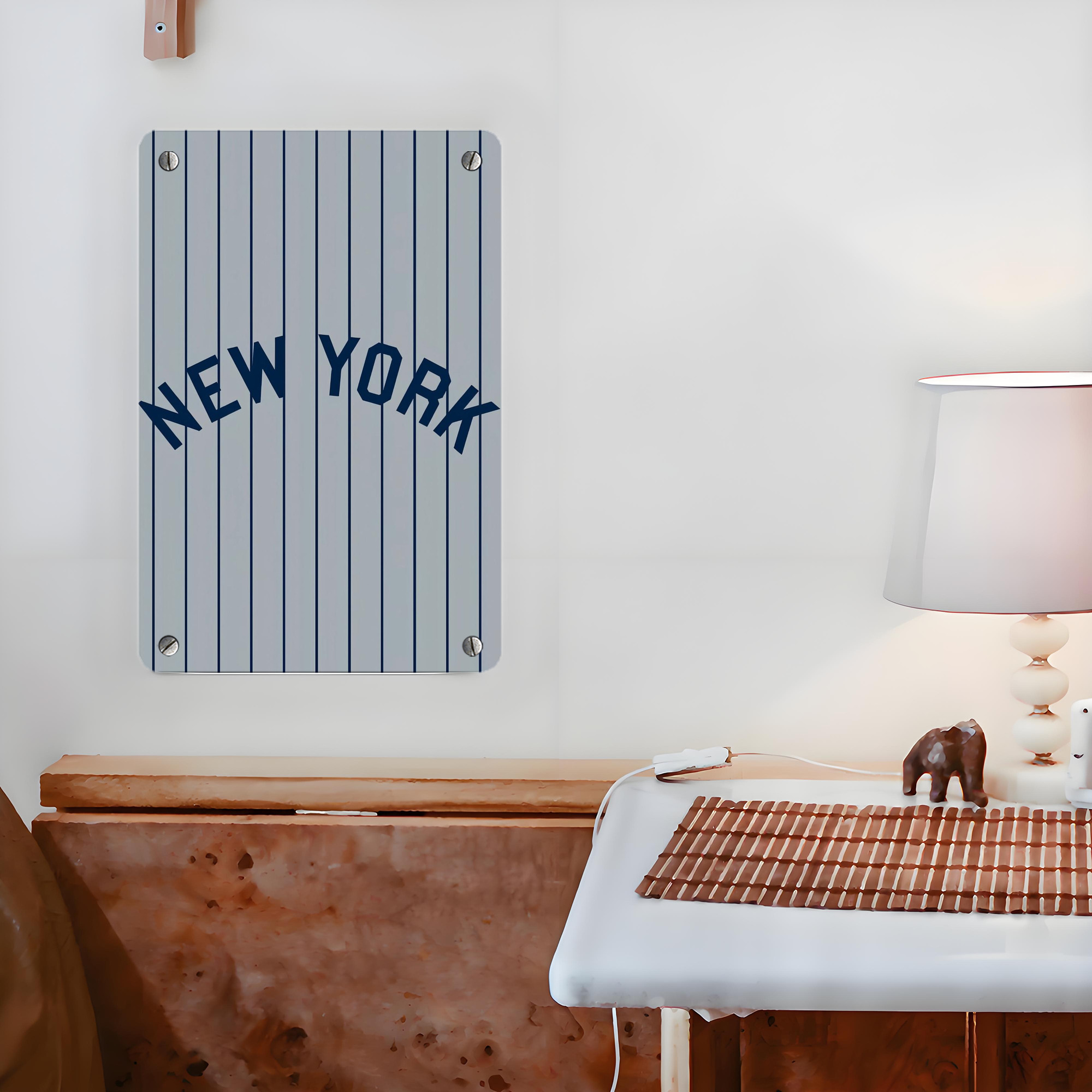 New York Yankees 159 Metal Tin Sign 8x12inch - High-Quality Full-Print Decorative Wall Art, Durable Rust-Resistant Metal Plaque For Living Room, Bedroom, Kitchen, Office, Bar Décor