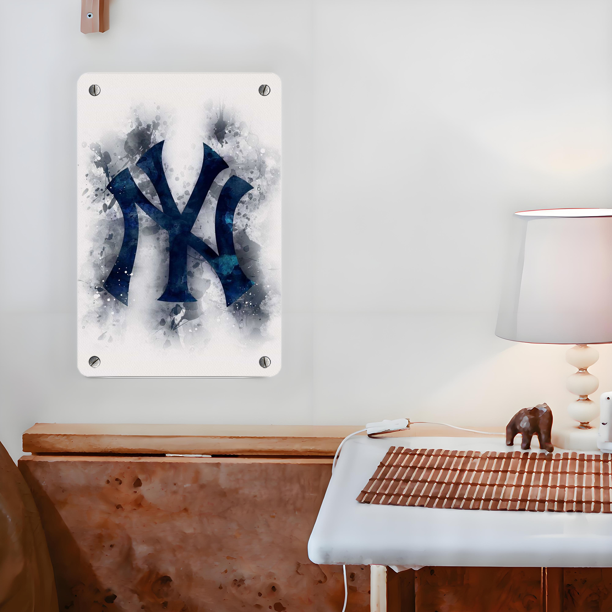 New York Yankees 170 Metal Tin Sign 8x12inch - High-Quality Full-Print Decorative Wall Art, Durable Rust-Resistant Metal Plaque For Living Room, Bedroom, Kitchen, Office, Bar Décor