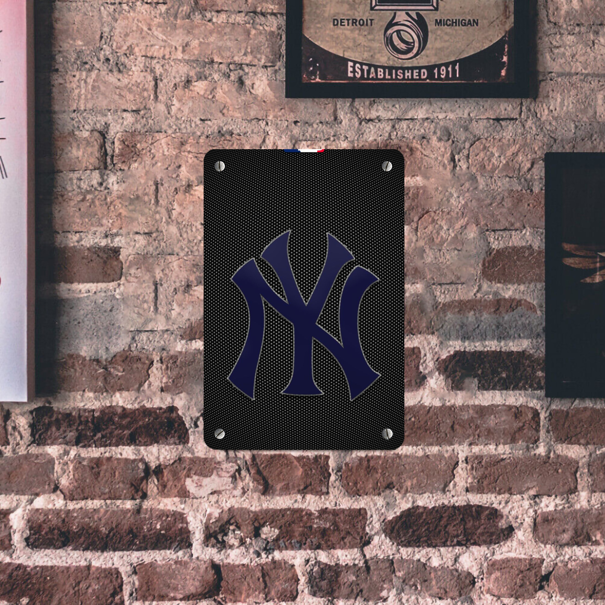 New York Yankees 166 Metal Tin Sign 8x12inch - High-Quality Full-Print Decorative Wall Art, Durable Rust-Resistant Metal Plaque For Living Room, Bedroom, Kitchen, Office, Bar Décor