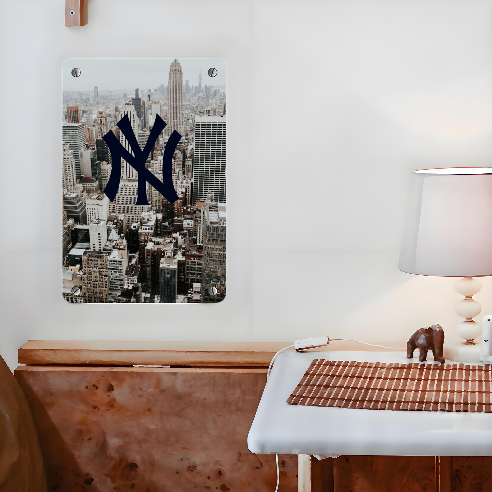 New York Yankees 171 Metal Tin Sign 8x12inch - High-Quality Full-Print Decorative Wall Art, Durable Rust-Resistant Metal Plaque For Living Room, Bedroom, Kitchen, Office, Bar Décor