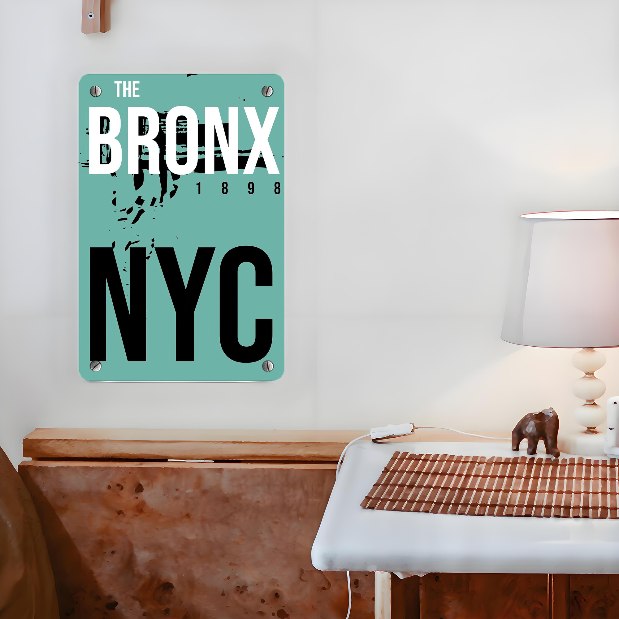 New York Yankees 186 Metal Tin Sign 8x12inch - High-Quality Full-Print Decorative Wall Art, Durable Rust-Resistant Metal Plaque For Living Room, Bedroom, Kitchen, Office, Bar Décor