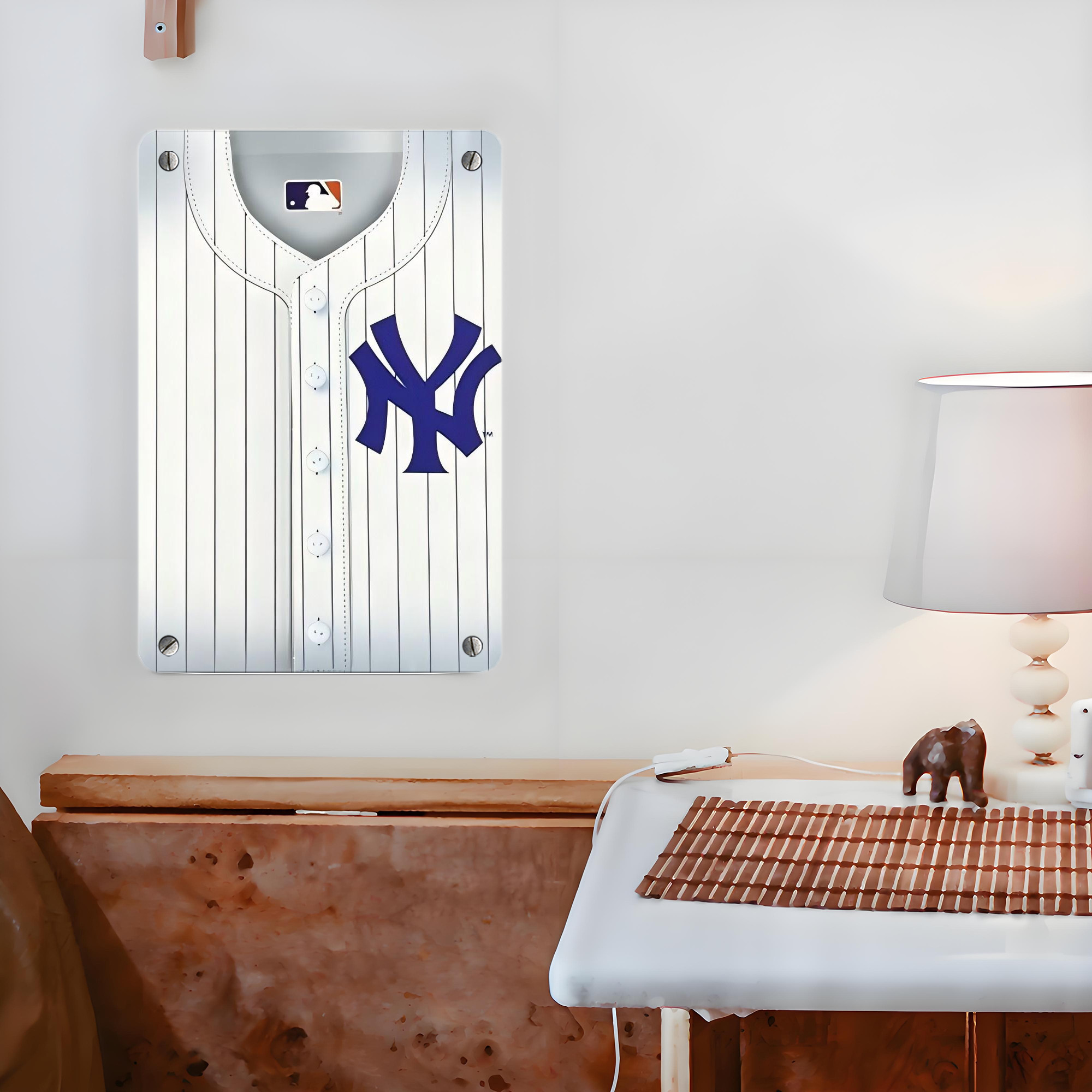 New York Yankees 213 Metal Tin Sign 8x12inch - High-Quality Full-Print Decorative Wall Art, Durable Rust-Resistant Metal Plaque For Living Room, Bedroom, Kitchen, Office, Bar Décor