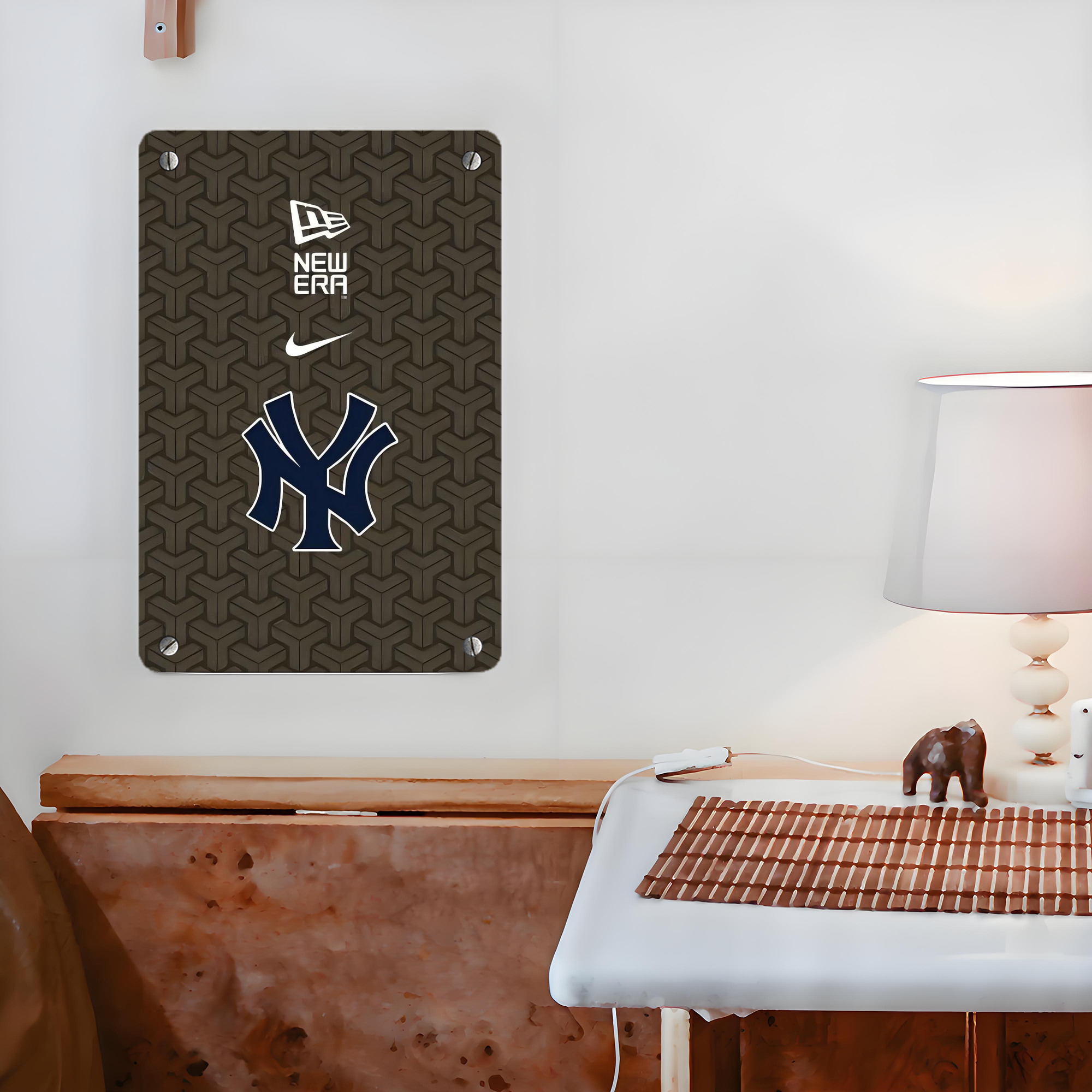 New York Yankees 318 Metal Tin Sign 8x12inch - High-Quality Full-Print Decorative Wall Art, Durable Rust-Resistant Metal Plaque For Living Room, Bedroom, Kitchen, Office, Bar Décor