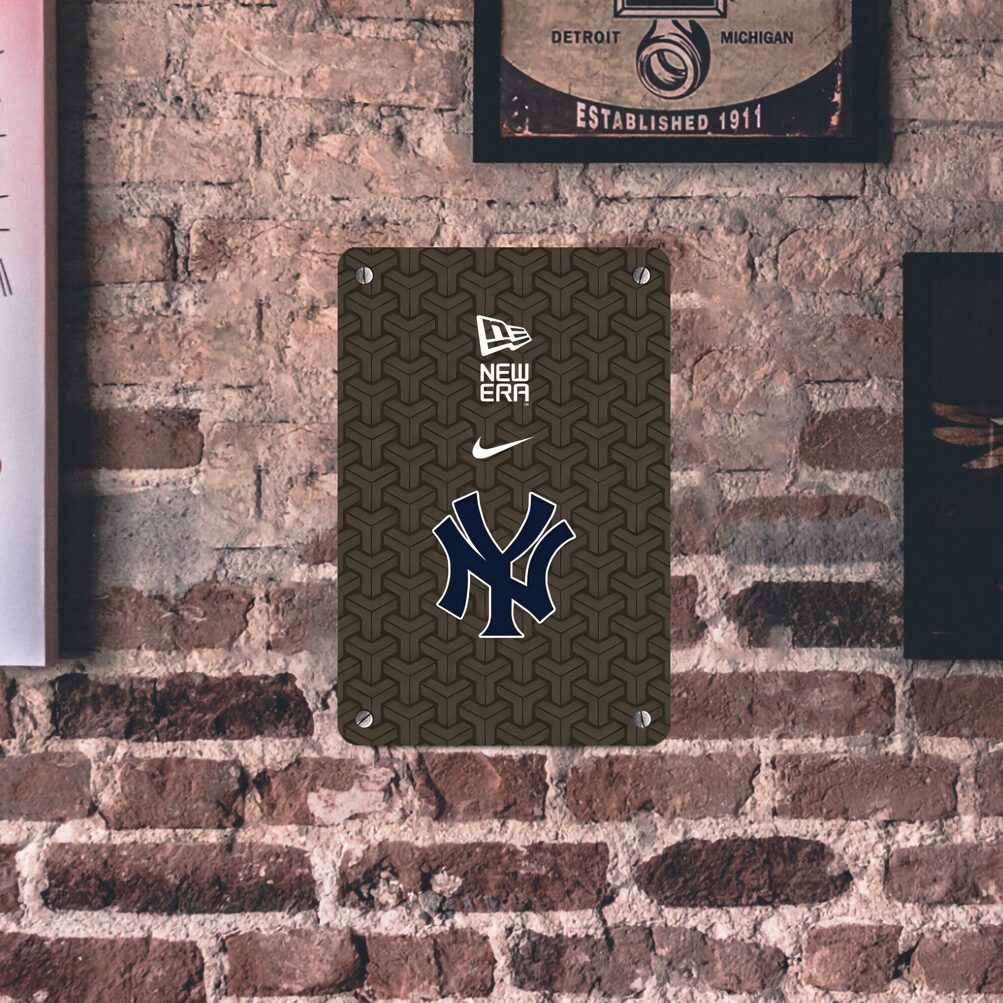 New York Yankees 318 Metal Tin Sign 8x12inch - High-Quality Full-Print Decorative Wall Art, Durable Rust-Resistant Metal Plaque For Living Room, Bedroom, Kitchen, Office, Bar Décor
