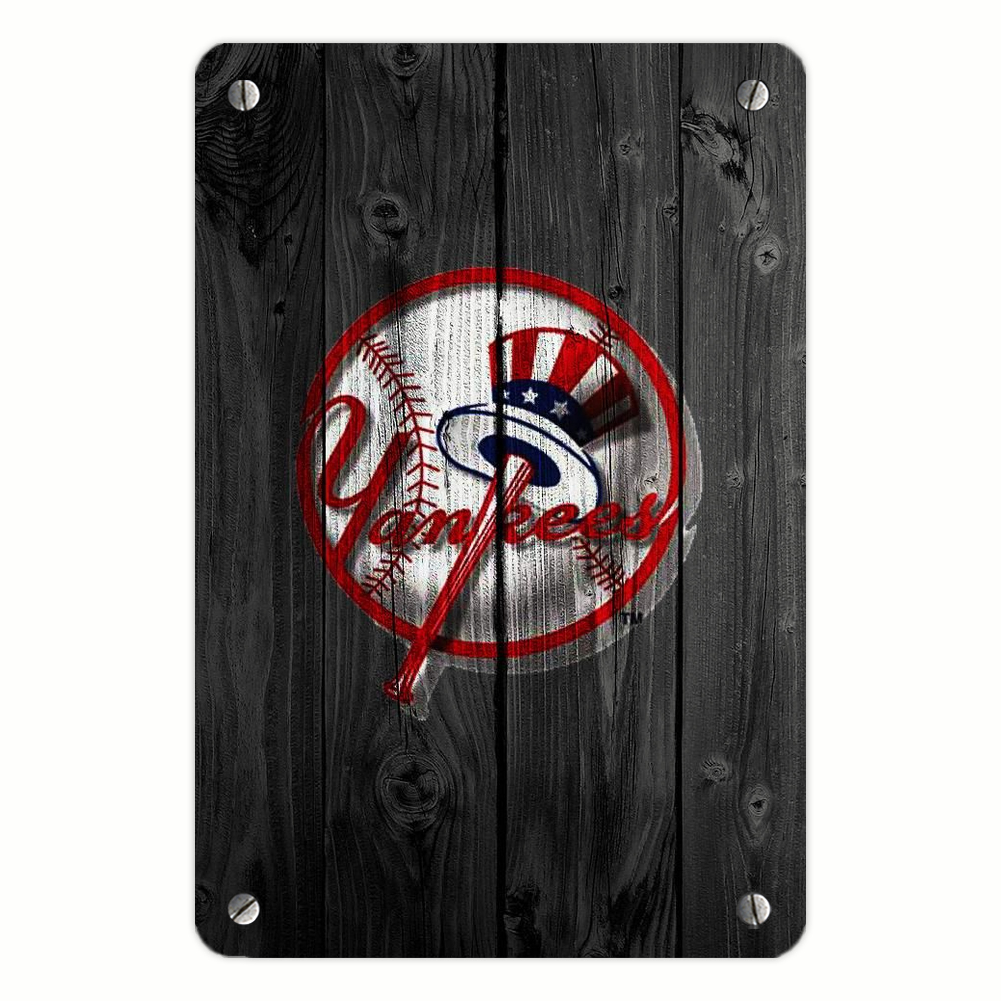 New York Yankees 131 Metal Tin Sign 8x12inch - High-Quality Full-Print Decorative Wall Art, Durable Rust-Resistant Metal Plaque For Living Room, Bedroom, Kitchen, Office, Bar Décor