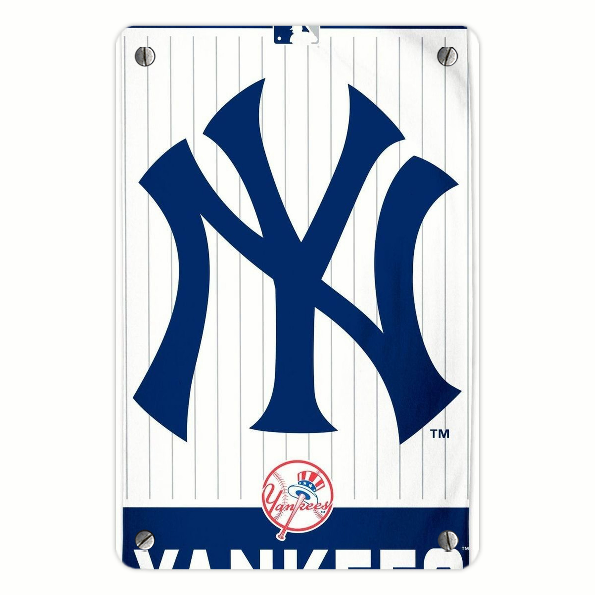 New York Yankees 130 Metal Tin Sign 8x12inch - High-Quality Full-Print Decorative Wall Art, Durable Rust-Resistant Metal Plaque For Living Room, Bedroom, Kitchen, Office, Bar Décor