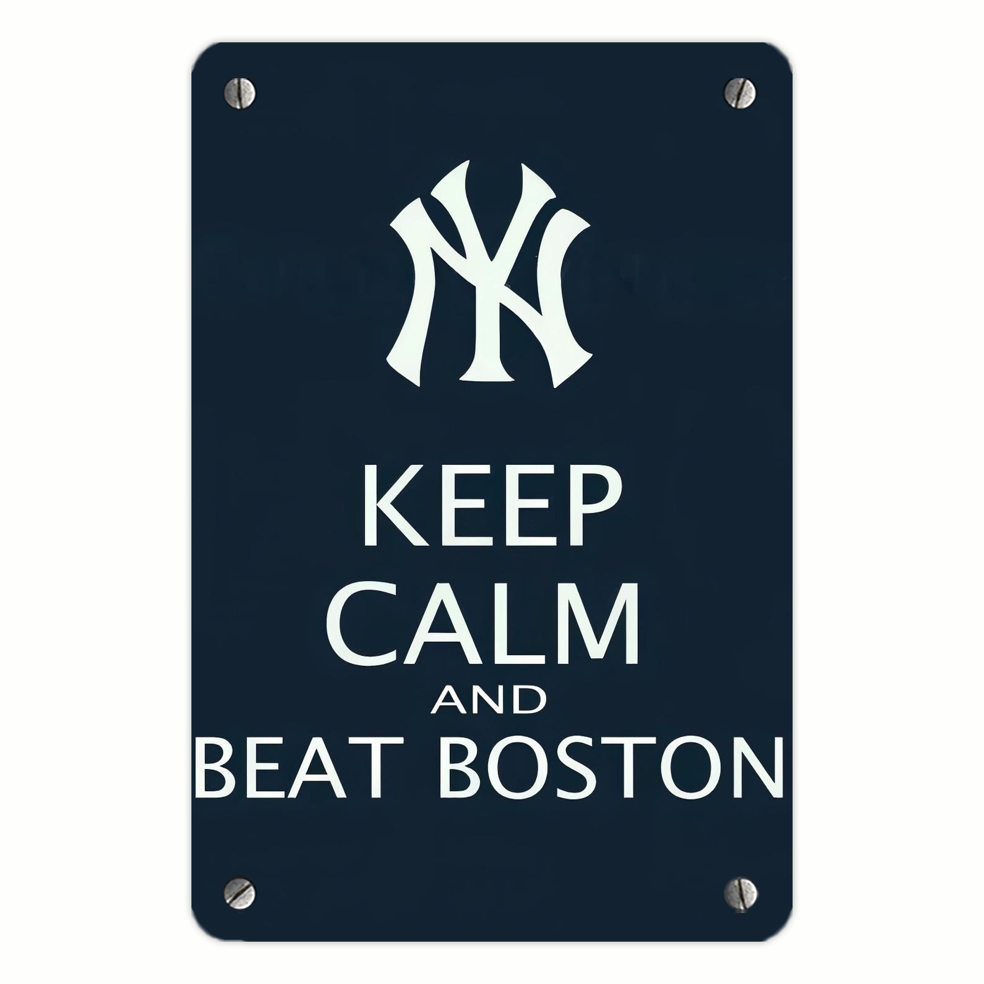 New York Yankees 136 Metal Tin Sign 8x12inch - High-Quality Full-Print Decorative Wall Art, Durable Rust-Resistant Metal Plaque For Living Room, Bedroom, Kitchen, Office, Bar Décor