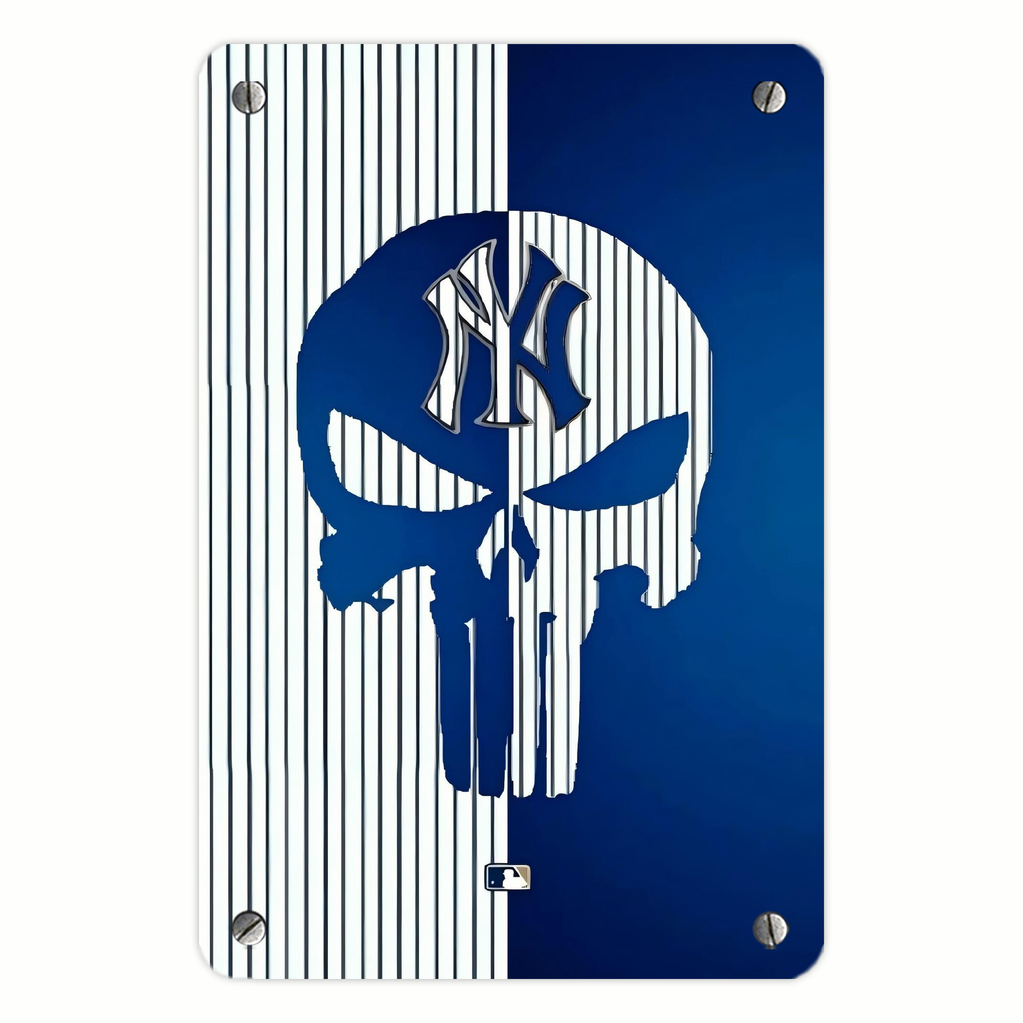 New York Yankees 154 Metal Tin Sign 8x12inch - High-Quality Full-Print Decorative Wall Art, Durable Rust-Resistant Metal Plaque For Living Room, Bedroom, Kitchen, Office, Bar Décor