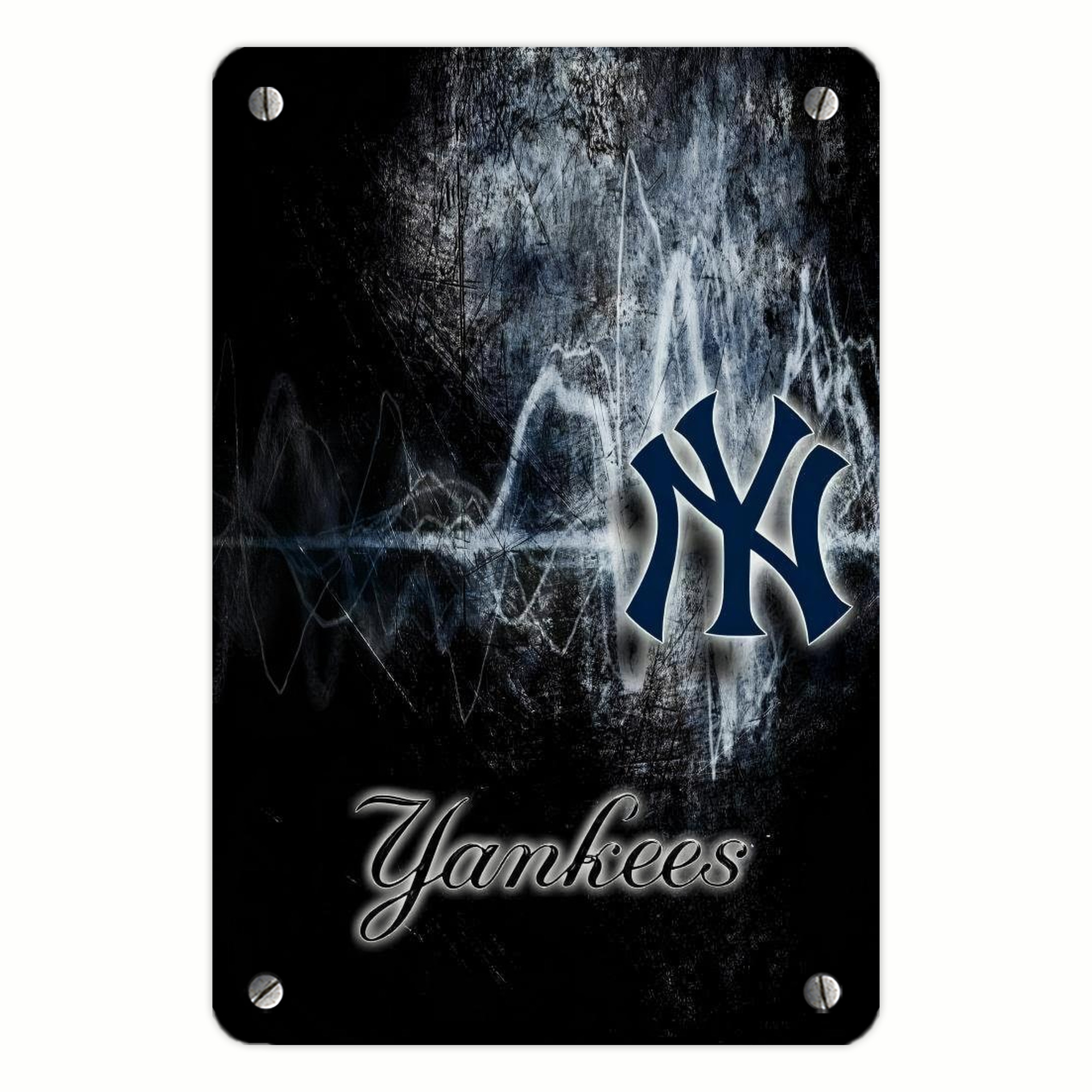 New York Yankees 146 Metal Tin Sign 8x12inch - High-Quality Full-Print Decorative Wall Art, Durable Rust-Resistant Metal Plaque For Living Room, Bedroom, Kitchen, Office, Bar Décor
