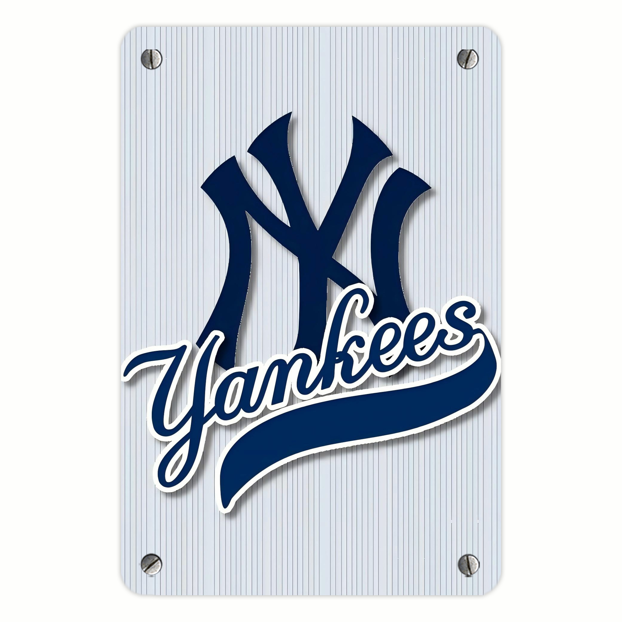 New York Yankees 151 Metal Tin Sign 8x12inch - High-Quality Full-Print Decorative Wall Art, Durable Rust-Resistant Metal Plaque For Living Room, Bedroom, Kitchen, Office, Bar Décor