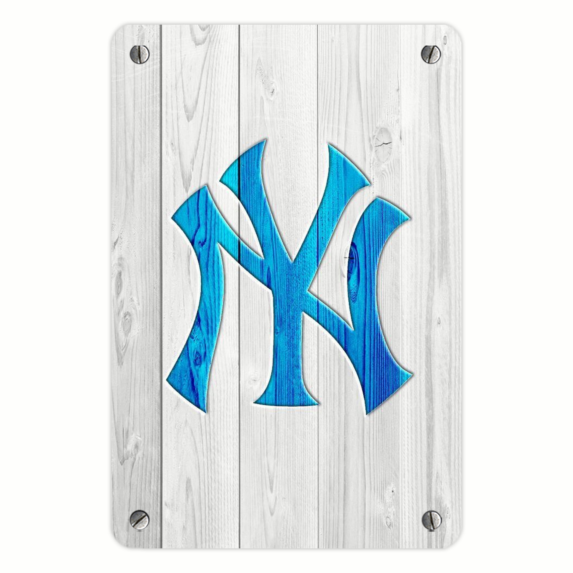 New York Yankees 156 Metal Tin Sign 8x12inch - High-Quality Full-Print Decorative Wall Art, Durable Rust-Resistant Metal Plaque For Living Room, Bedroom, Kitchen, Office, Bar Décor