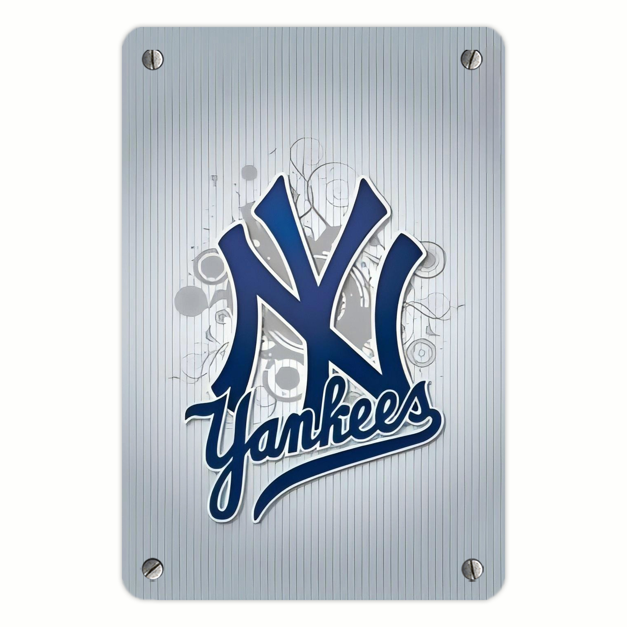 New York Yankees 181 Metal Tin Sign 8x12inch - High-Quality Full-Print Decorative Wall Art, Durable Rust-Resistant Metal Plaque For Living Room, Bedroom, Kitchen, Office, Bar Décor