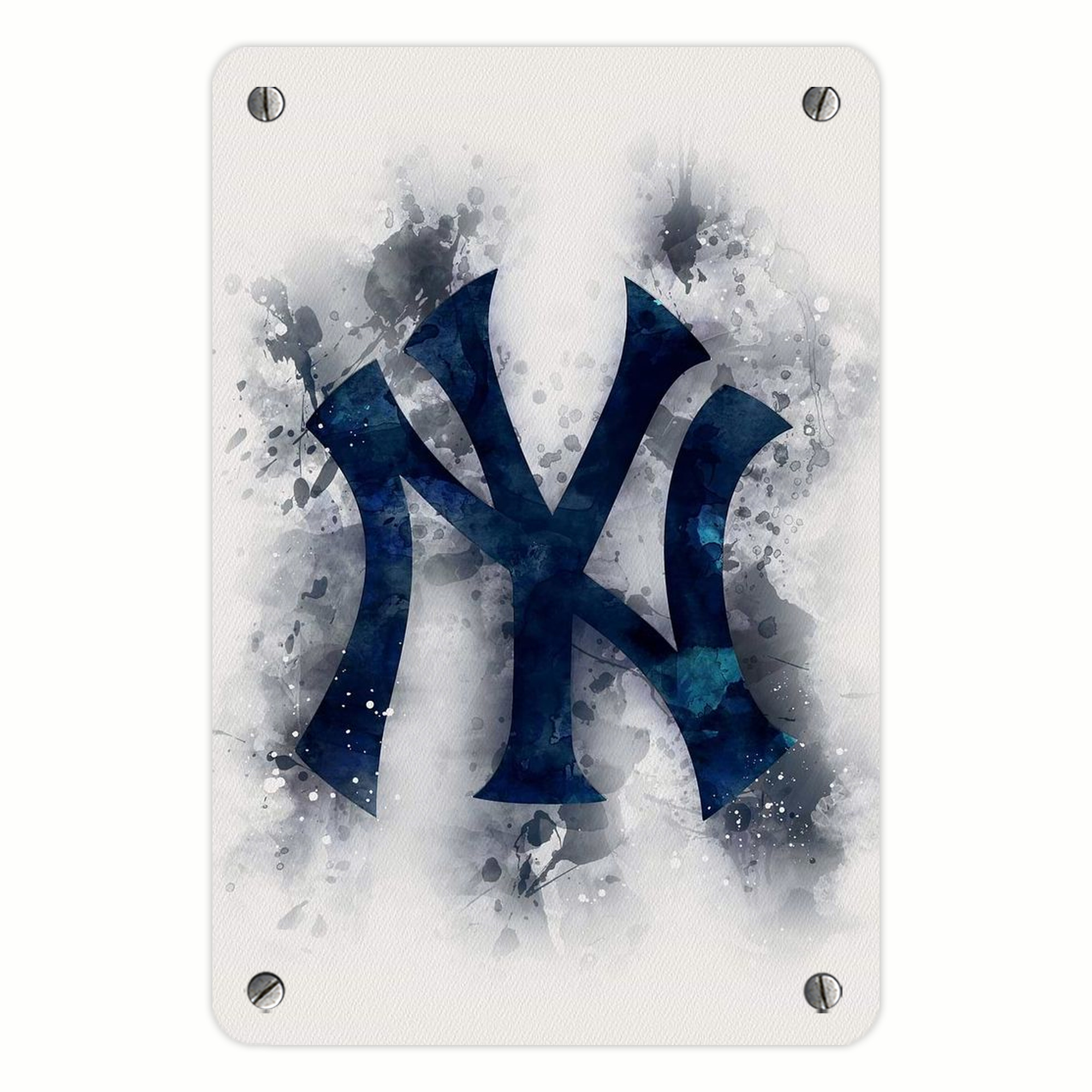New York Yankees 170 Metal Tin Sign 8x12inch - High-Quality Full-Print Decorative Wall Art, Durable Rust-Resistant Metal Plaque For Living Room, Bedroom, Kitchen, Office, Bar Décor