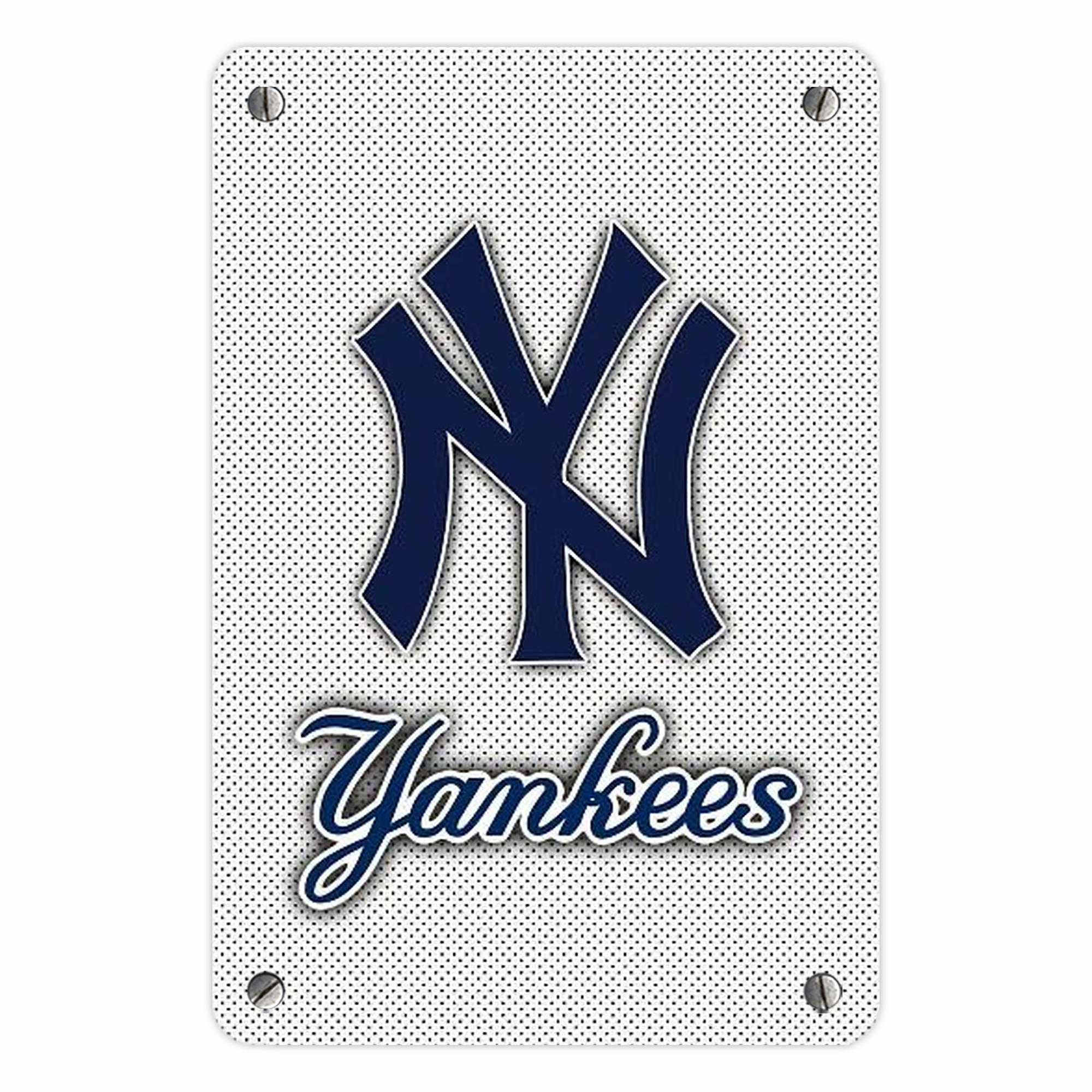 New York Yankees 192 Metal Tin Sign 8x12inch - High-Quality Full-Print Decorative Wall Art, Durable Rust-Resistant Metal Plaque For Living Room, Bedroom, Kitchen, Office, Bar Décor