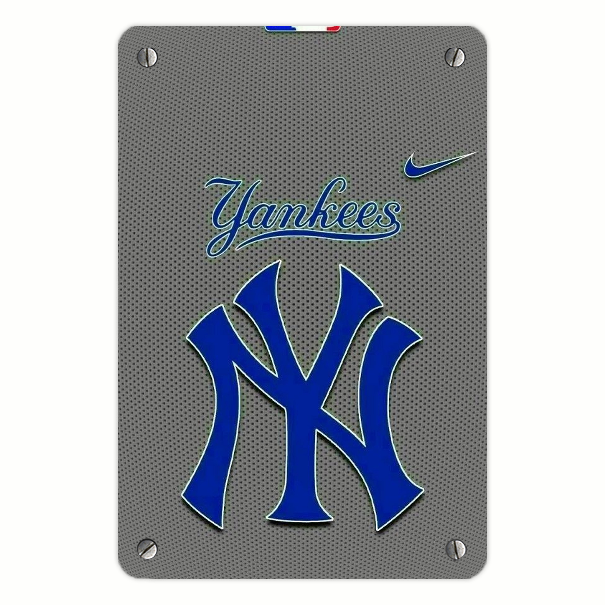 New York Yankees 180 Metal Tin Sign 8x12inch - High-Quality Full-Print Decorative Wall Art, Durable Rust-Resistant Metal Plaque For Living Room, Bedroom, Kitchen, Office, Bar Décor